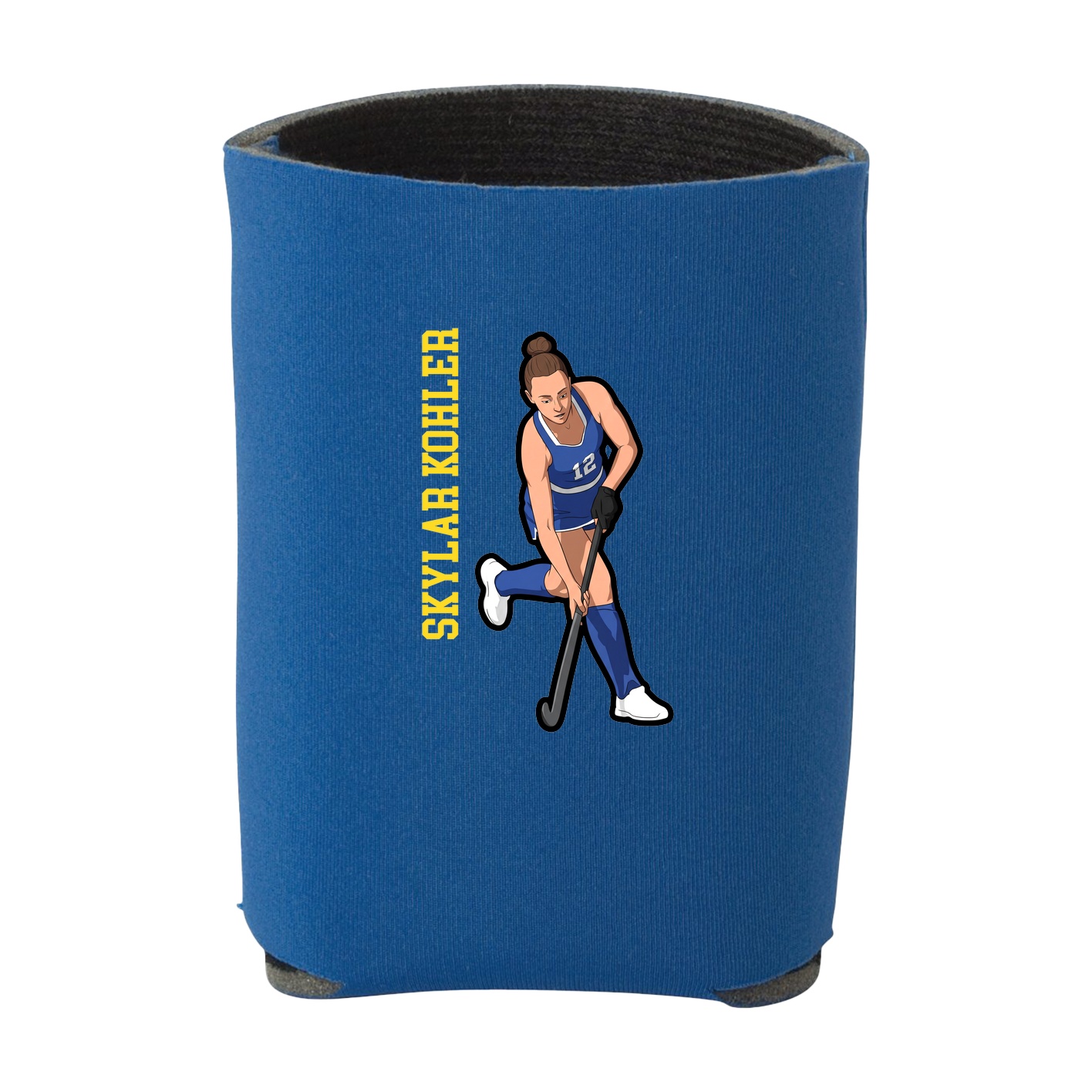Can Holder — Name Vertical in Royal