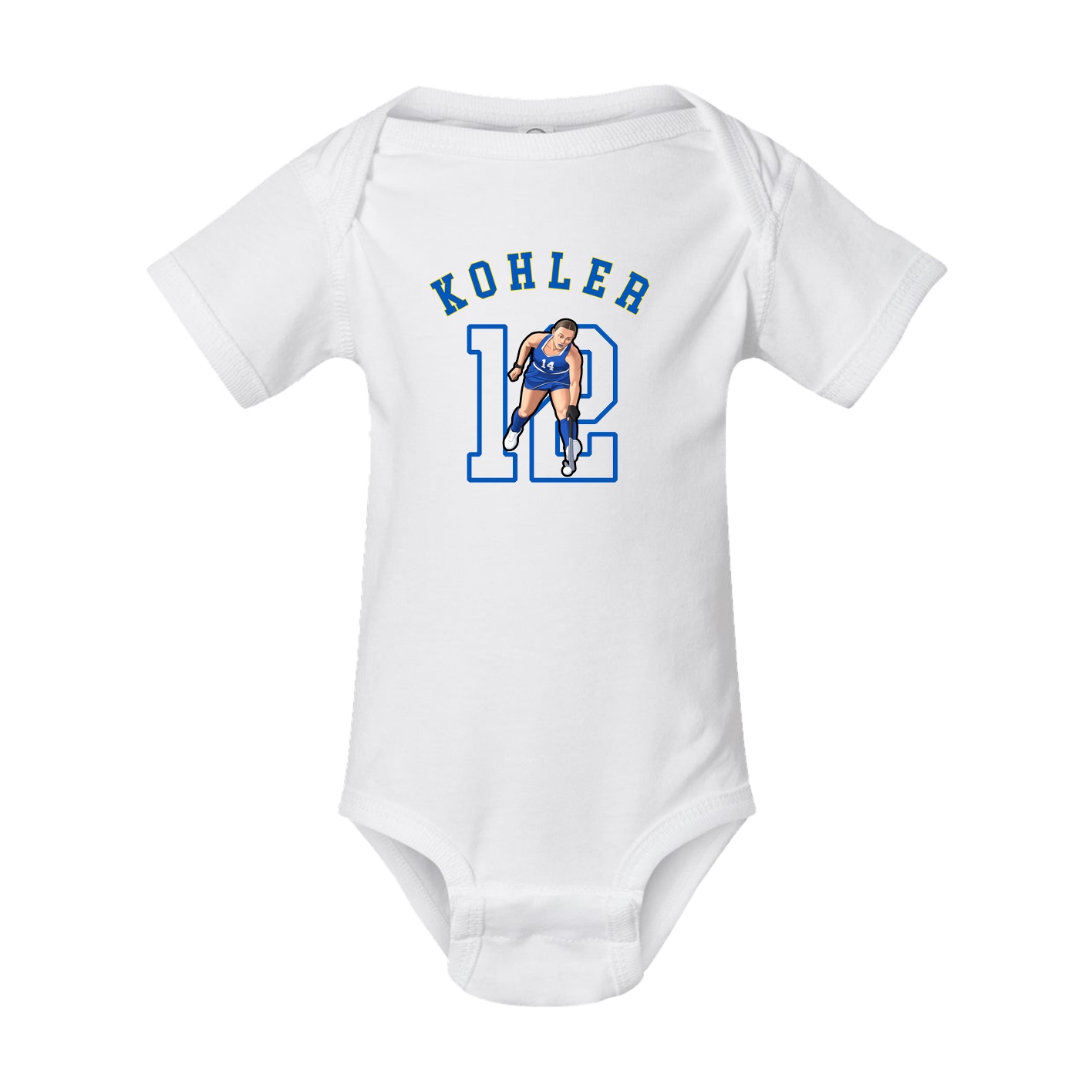 Baby Onesie — Shirsey Arch in White