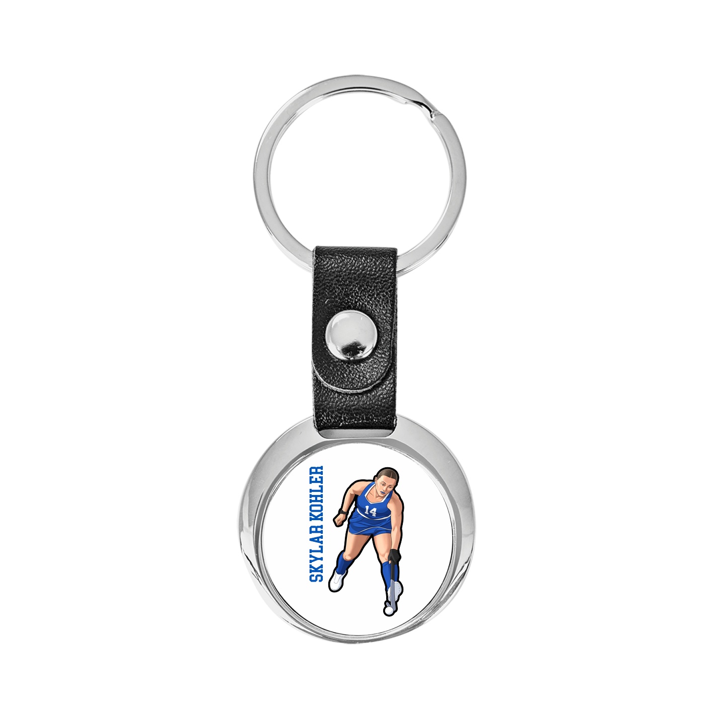 Key Chain — Name Vertical in Classic