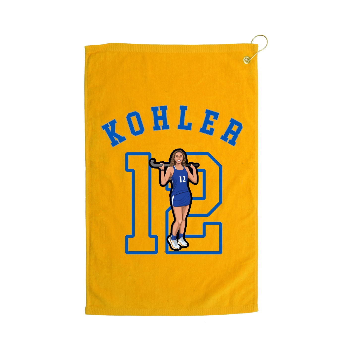 Golf Towel — Shirsey Arch in Gold