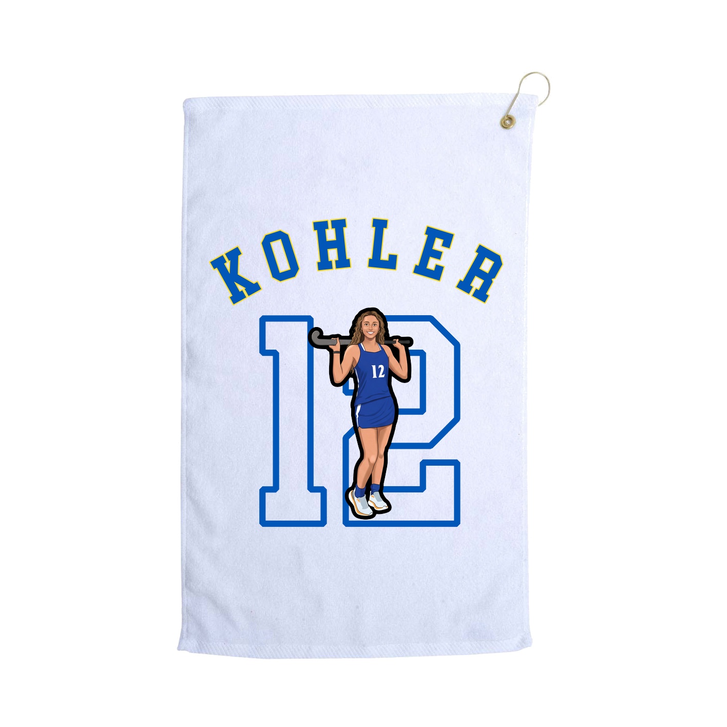 Golf Towel — Shirsey Arch in White