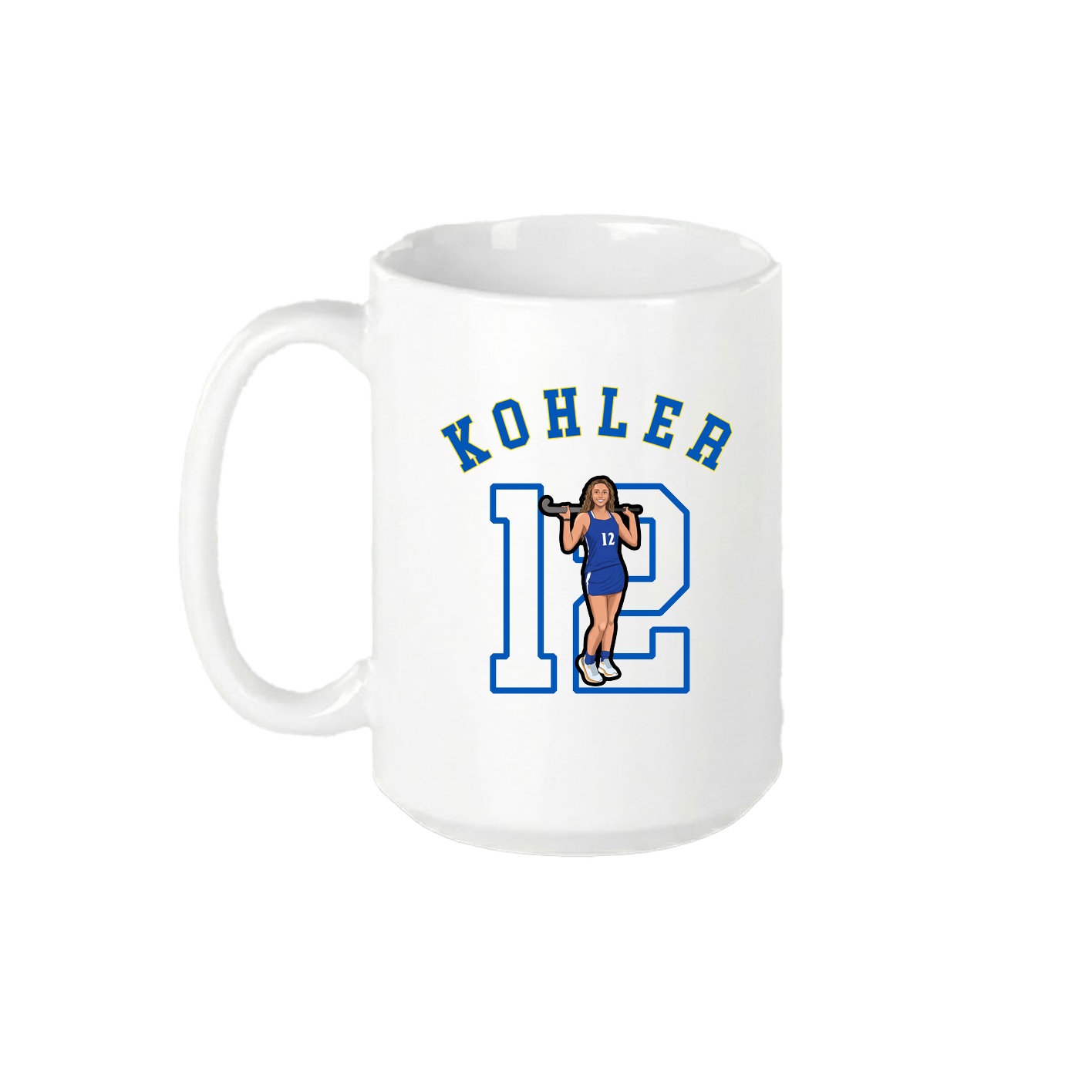 15oz Coffee Mug — Shirsey Arch in White