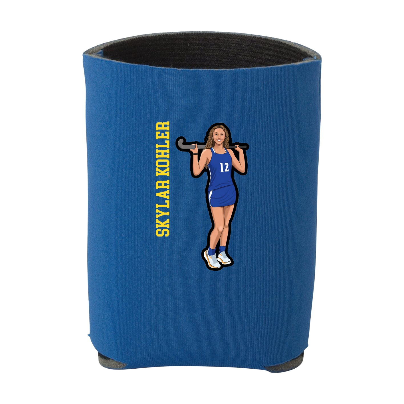Can Holder — Name Vertical in Royal