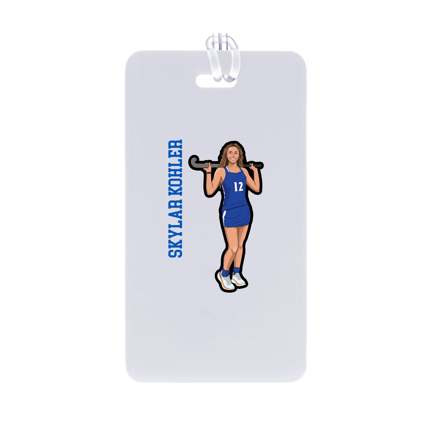 Bag Tag — Name Vertical in Classic
