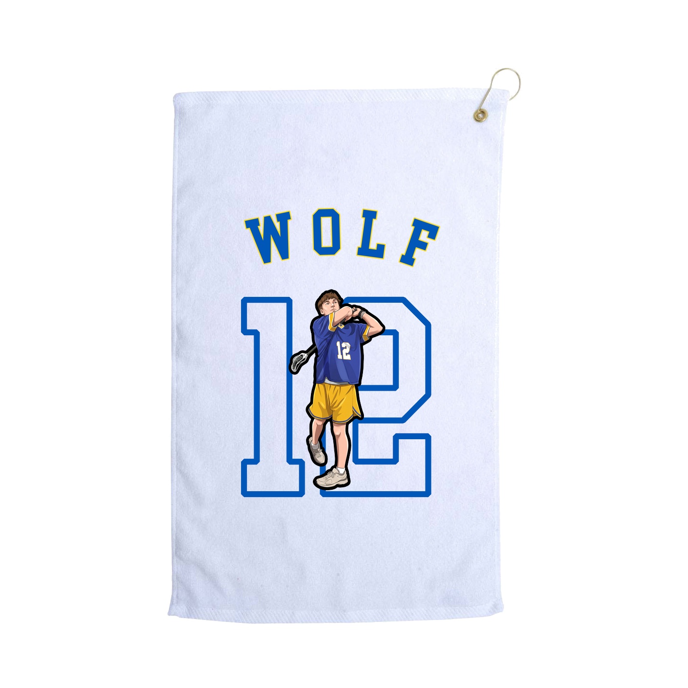 Golf Towel — Shirsey Arch in White