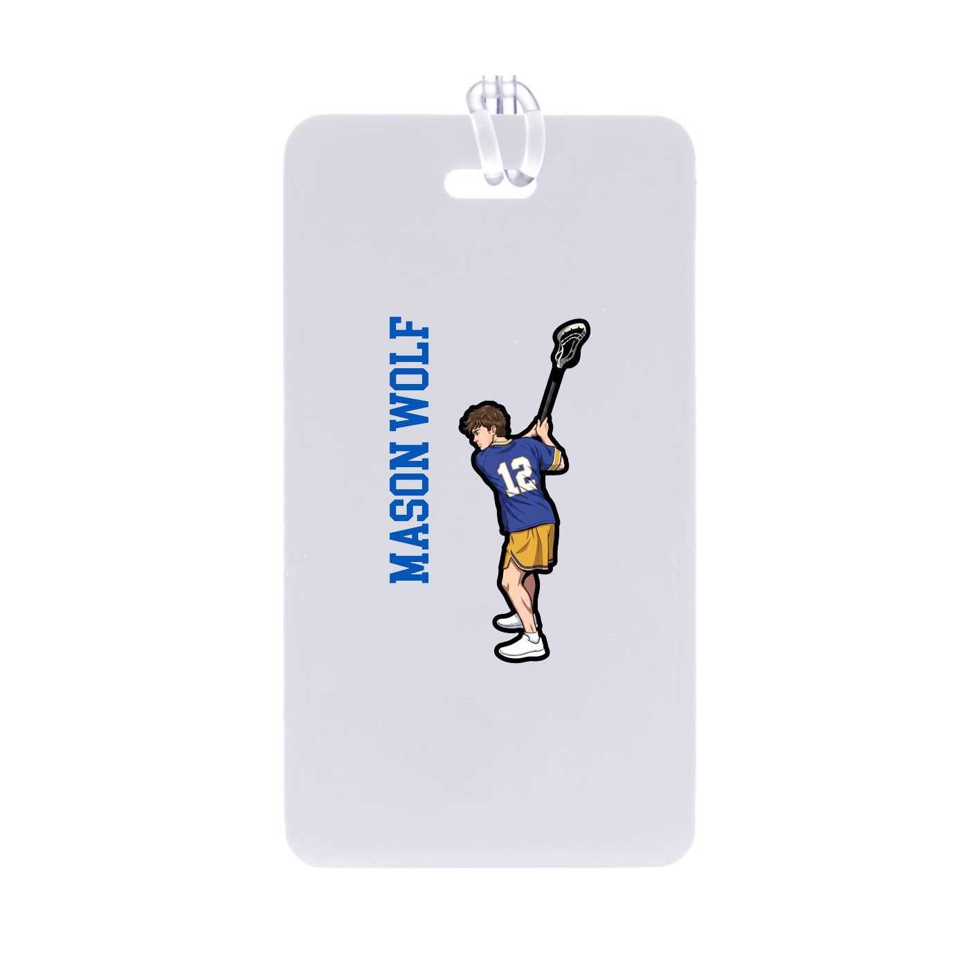 Bag Tag — Name Vertical in Classic