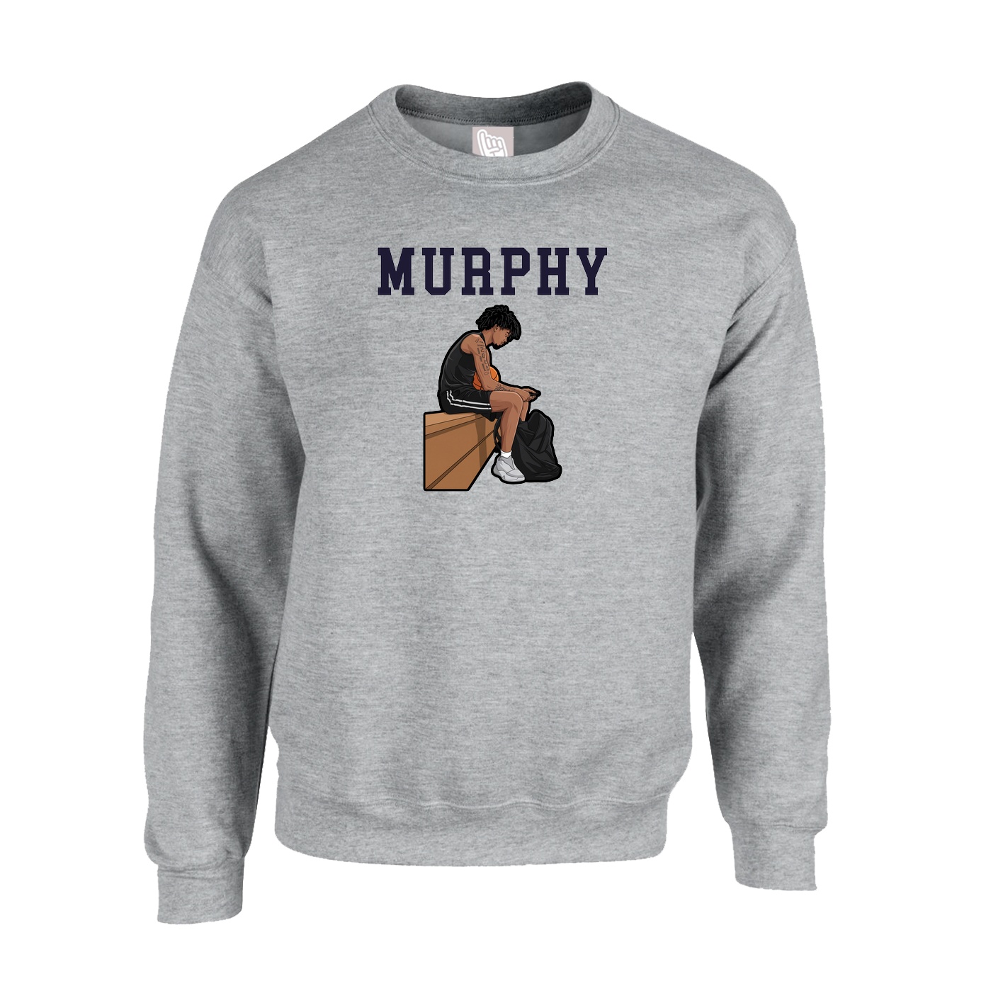 Fleece Crew — Shirsey in Grey