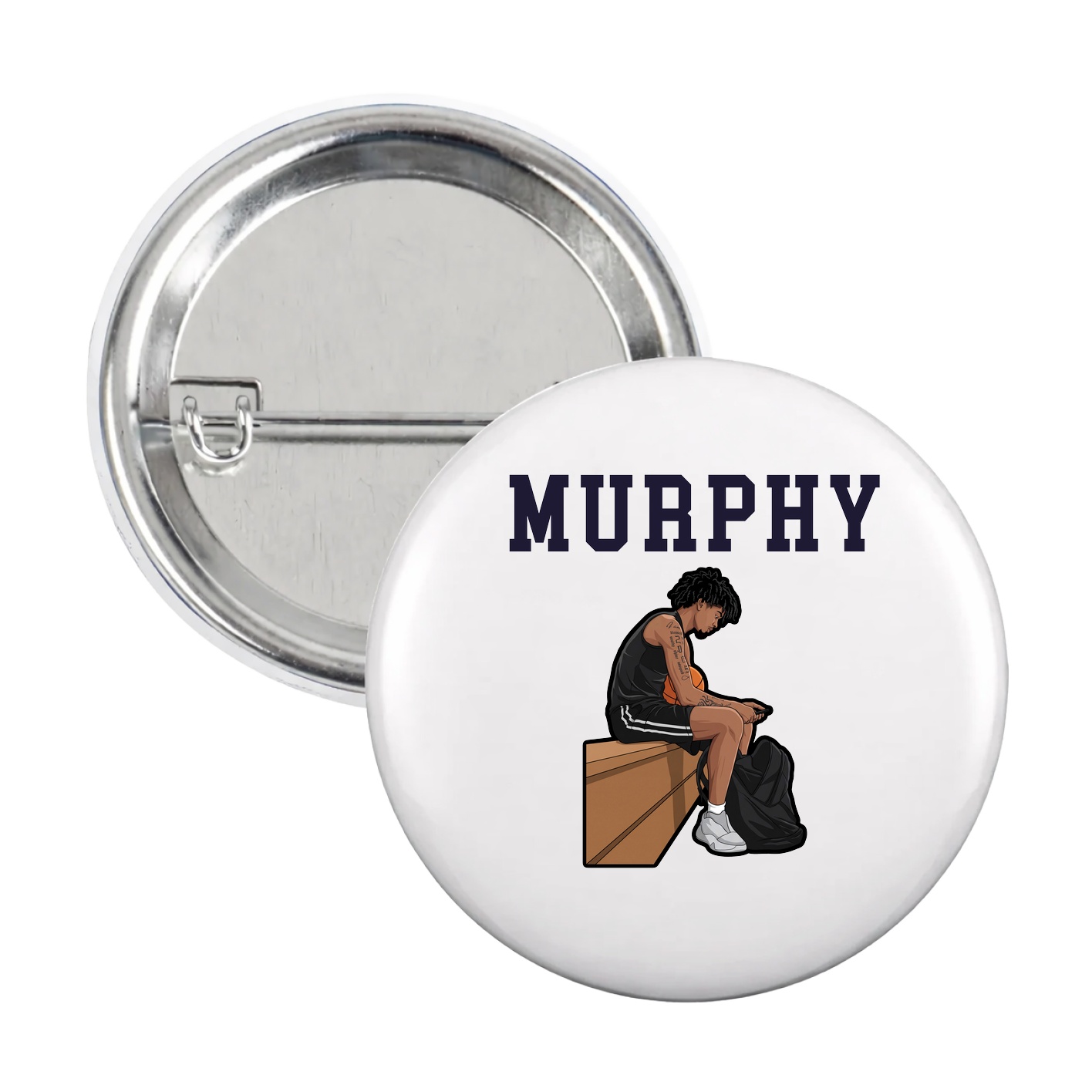 Game Day Button — Shirsey in White