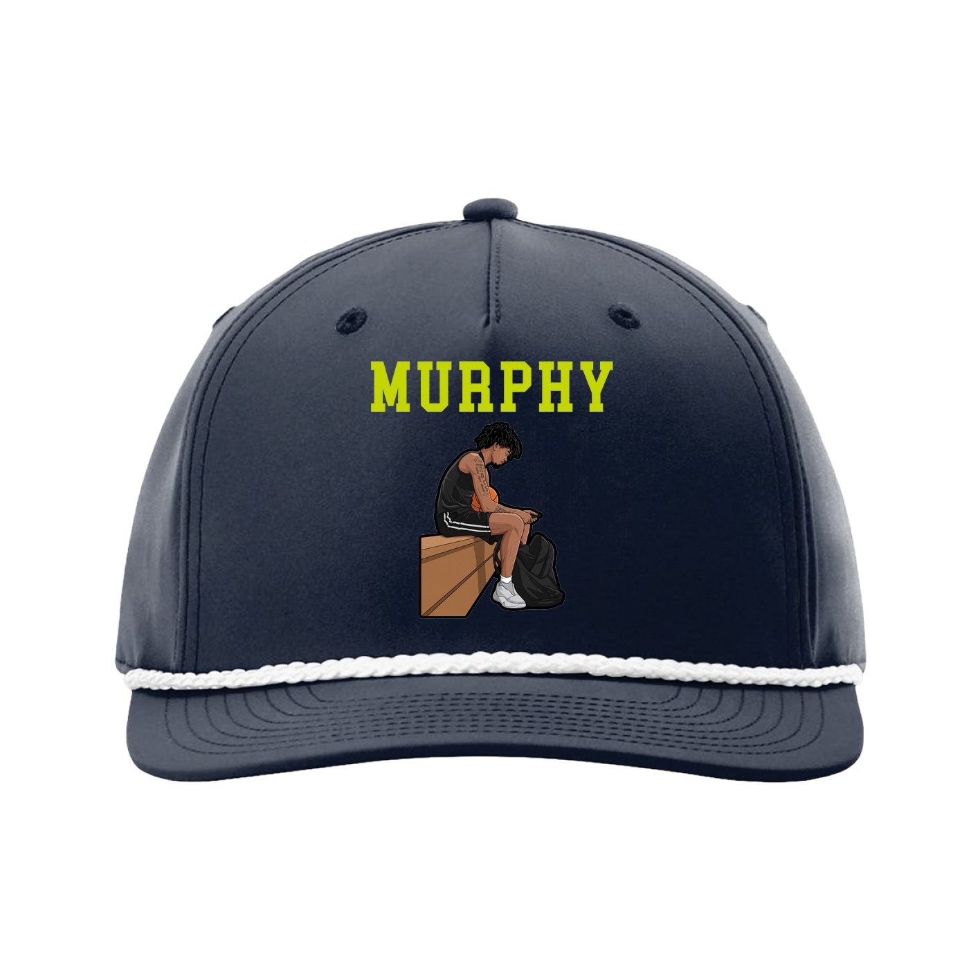 Five-Panel Classic Rope Cap — Shirsey in Navy