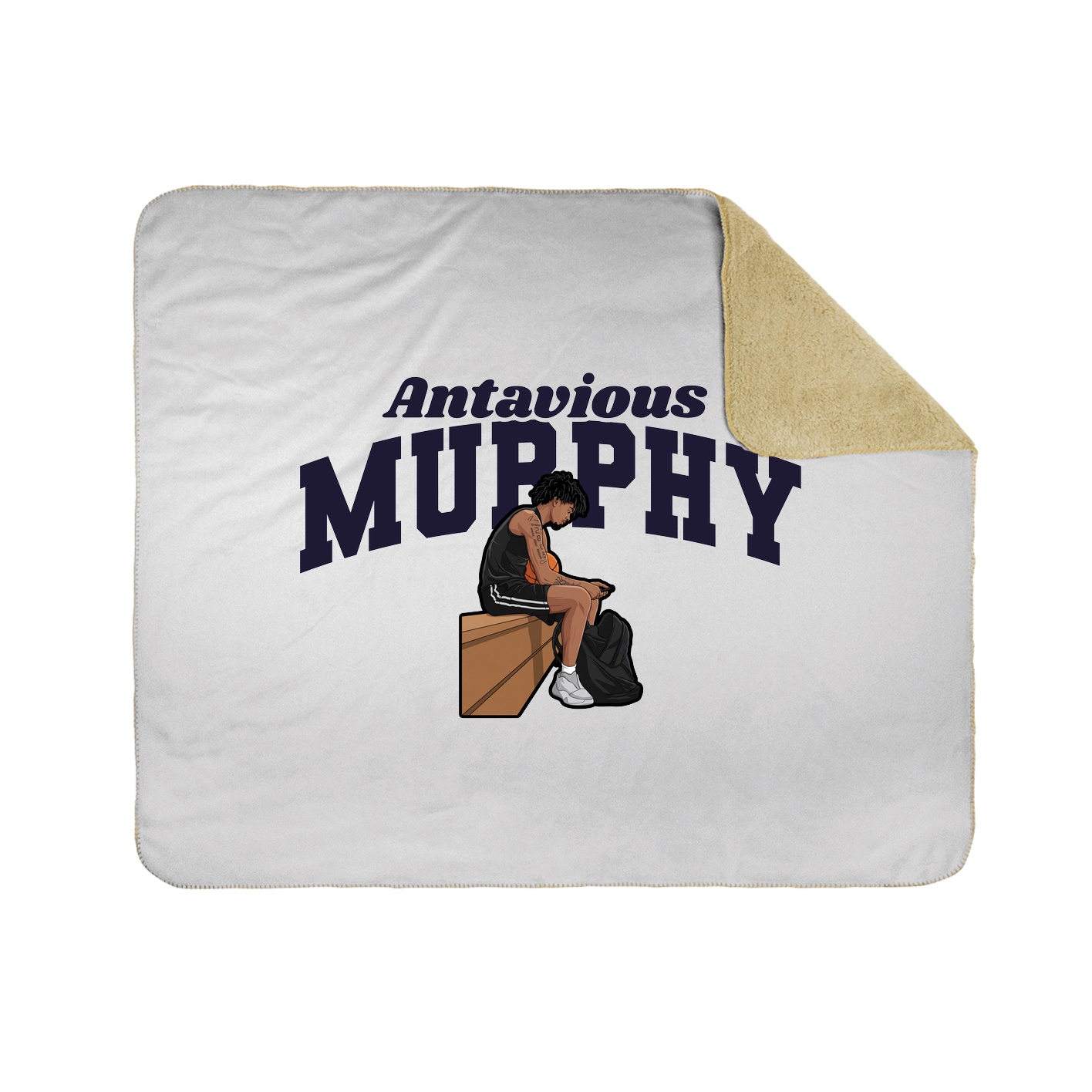 Throw Blanket — Signature Arch in White