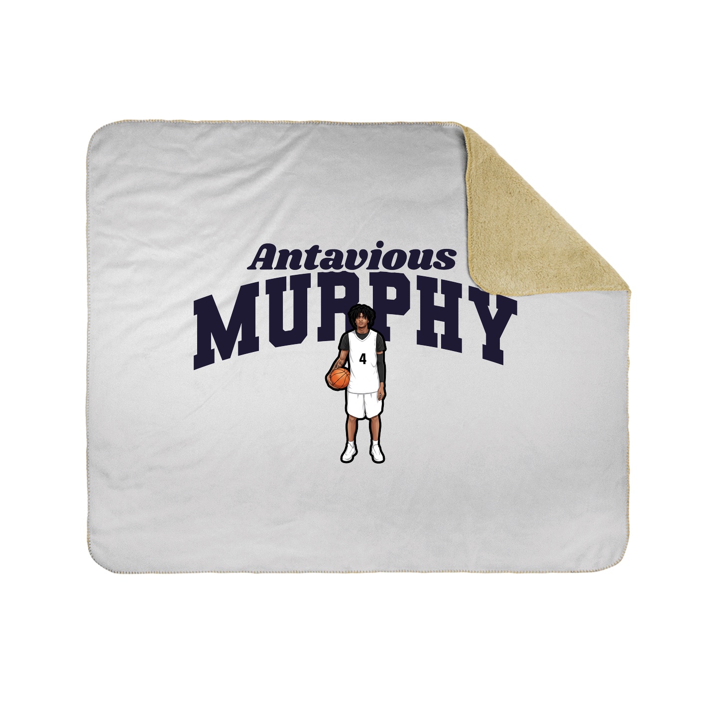 Throw Blanket — Signature Arch in White