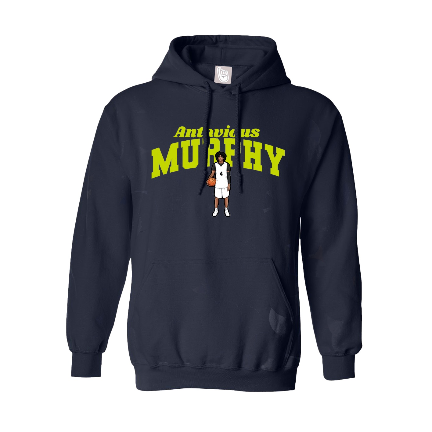 Hoodie — Signature Arch in Navy