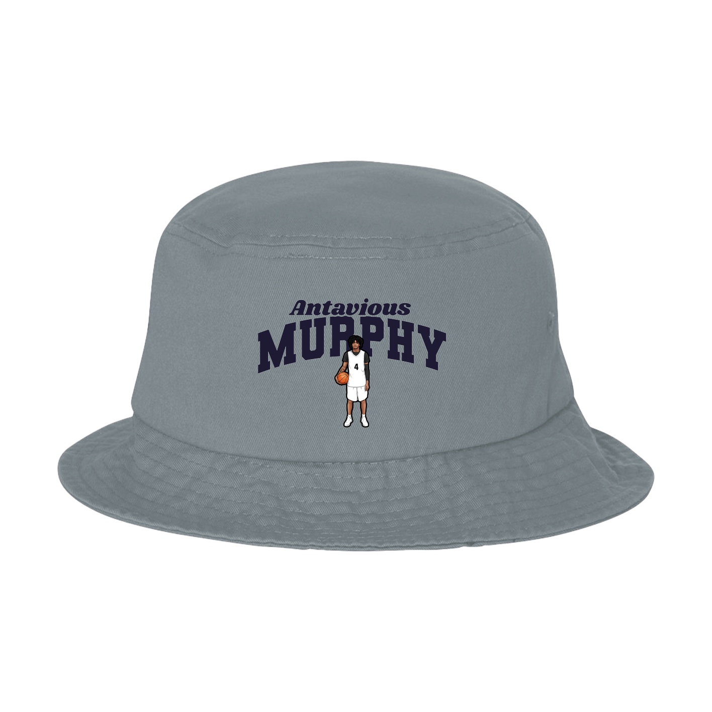 Bucket Cap — Signature Arch in Grey