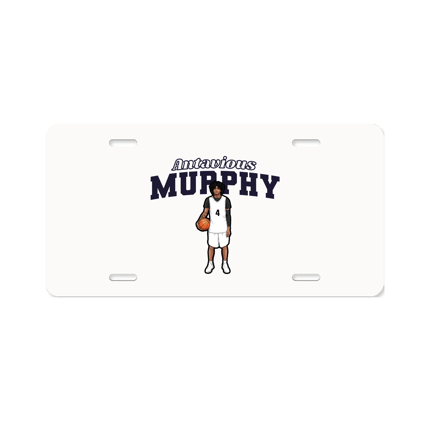 License Plate — Name Arch in Classic