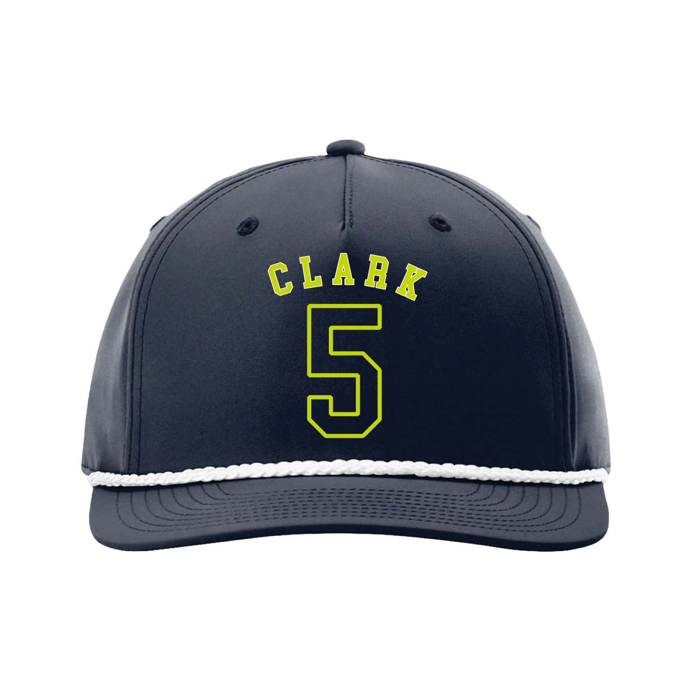 Five-Panel Classic Rope Cap — Shirsey Arch in Navy