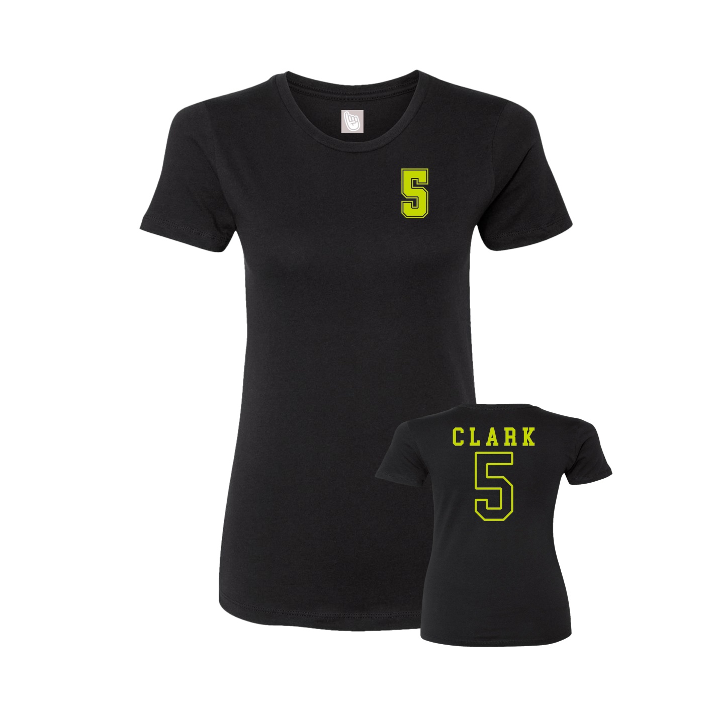 Womens Tee — Chest Back in Black