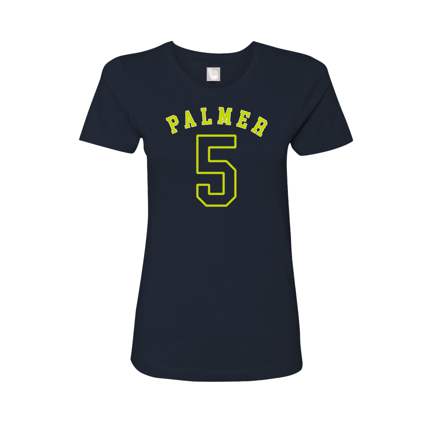 Fitted Women's Tee — Shirsey Arch in Navy