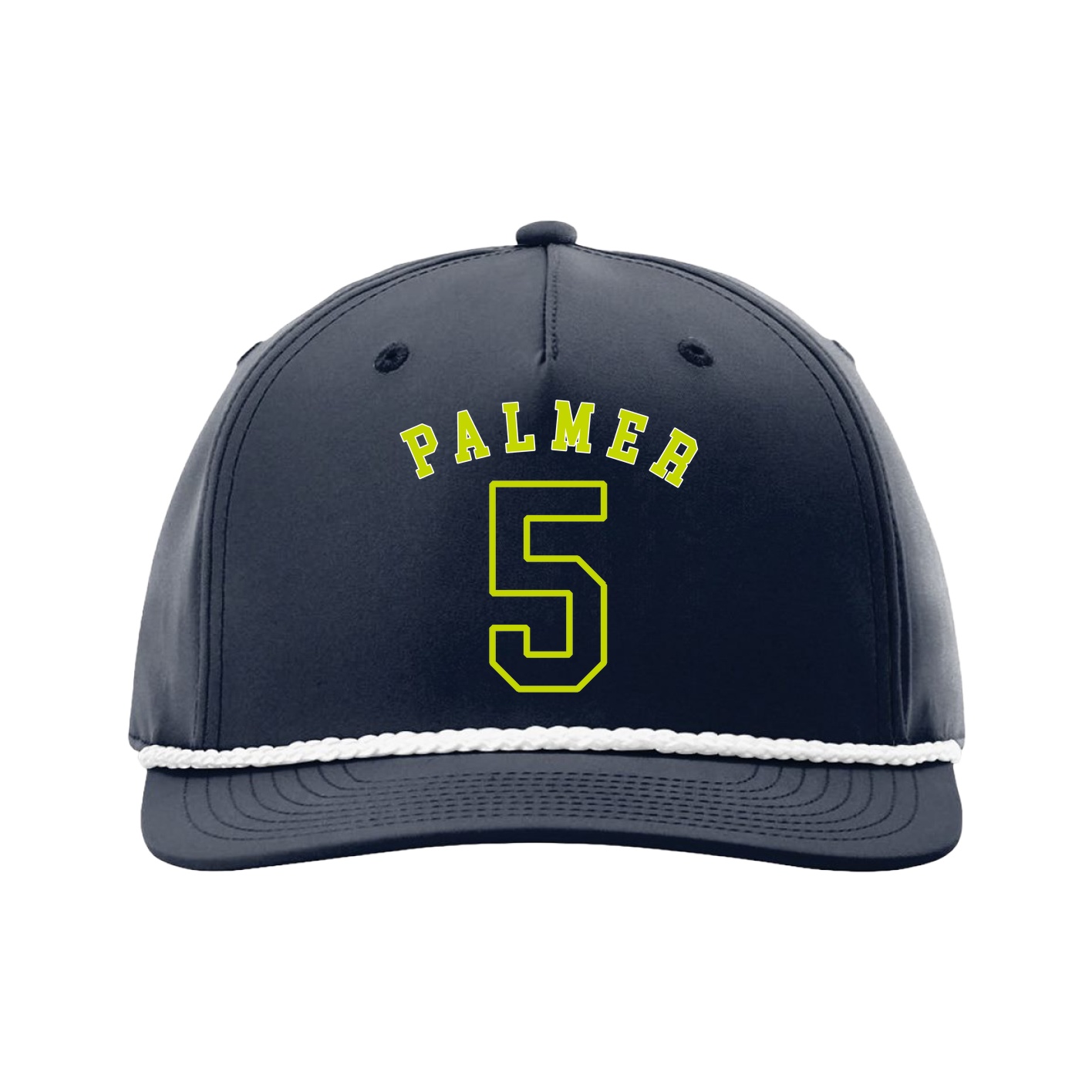 Five-Panel Classic Rope Cap — Shirsey Arch in Navy