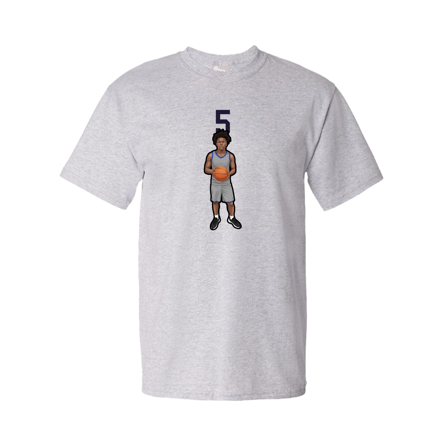 Tee — Number Top in Grey