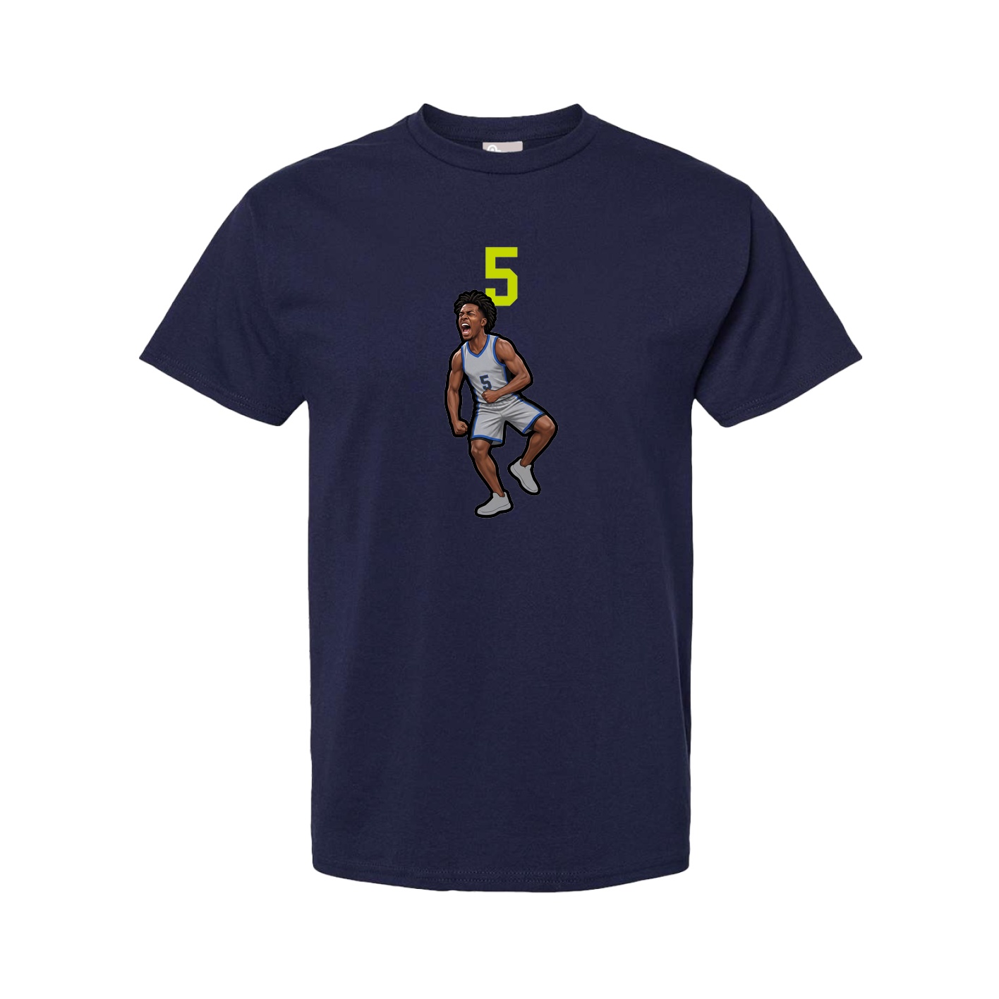 Tee — Number Top in Navy