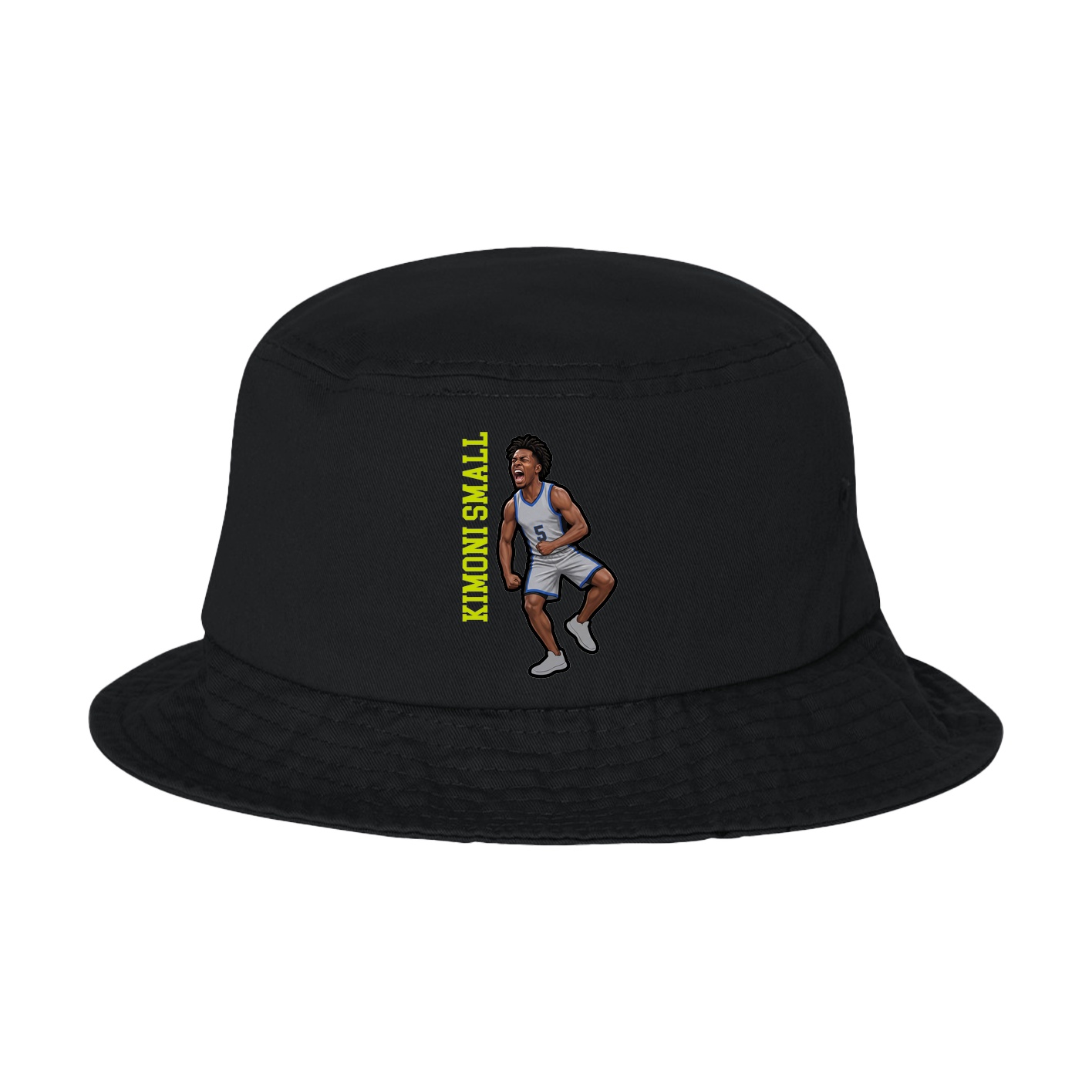 Bucket Cap — Name Vertical in Black