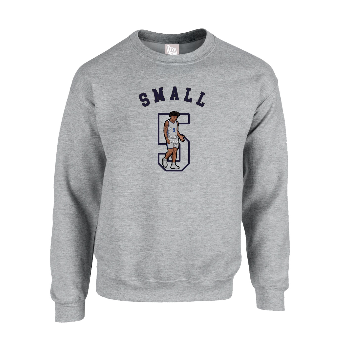 Fleece Crew — Shirsey Arch in Grey