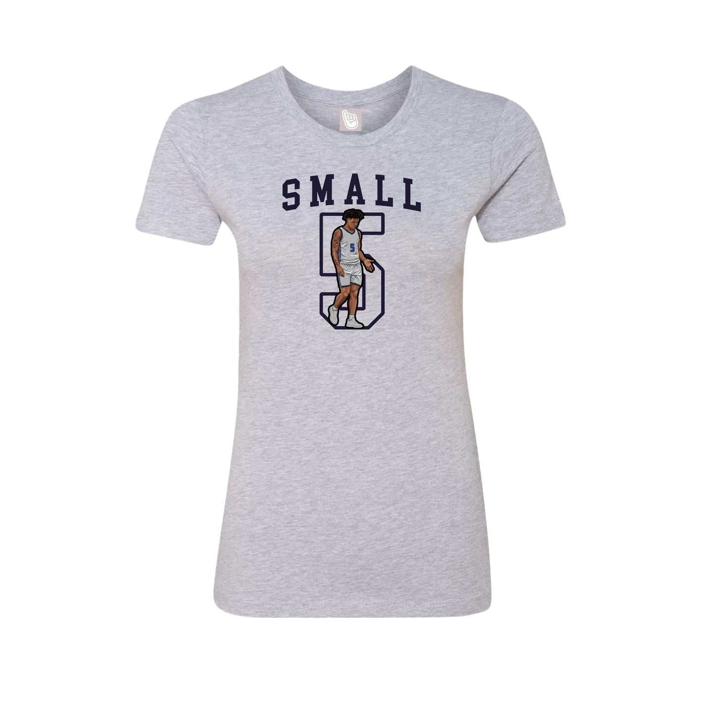 Fitted Women's Tee — Shirsey in Grey