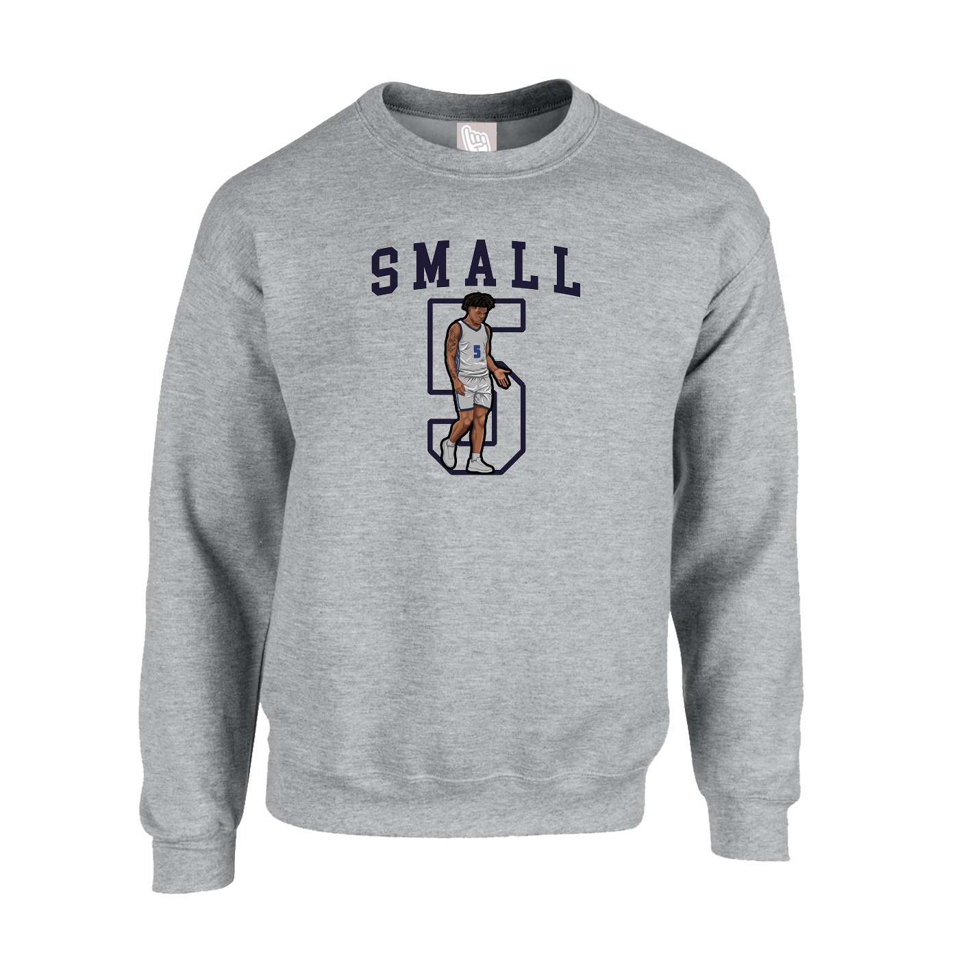 Fleece Crew — Shirsey in Grey