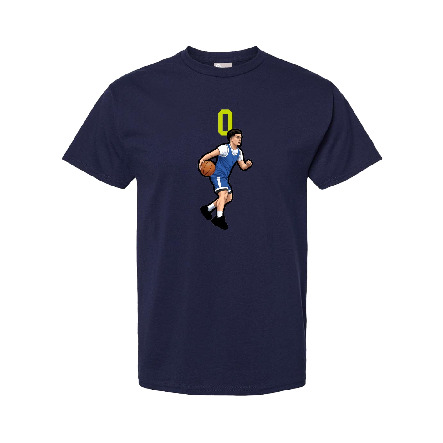 Tee — Number Top in Navy