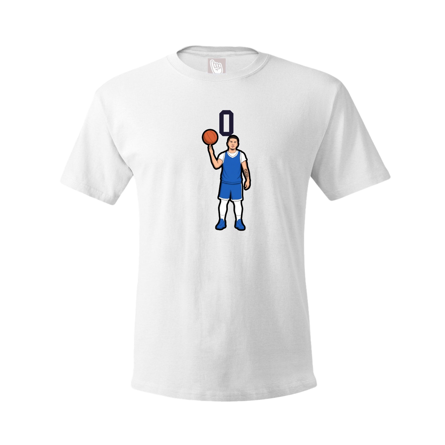 Tee — Number Top in White