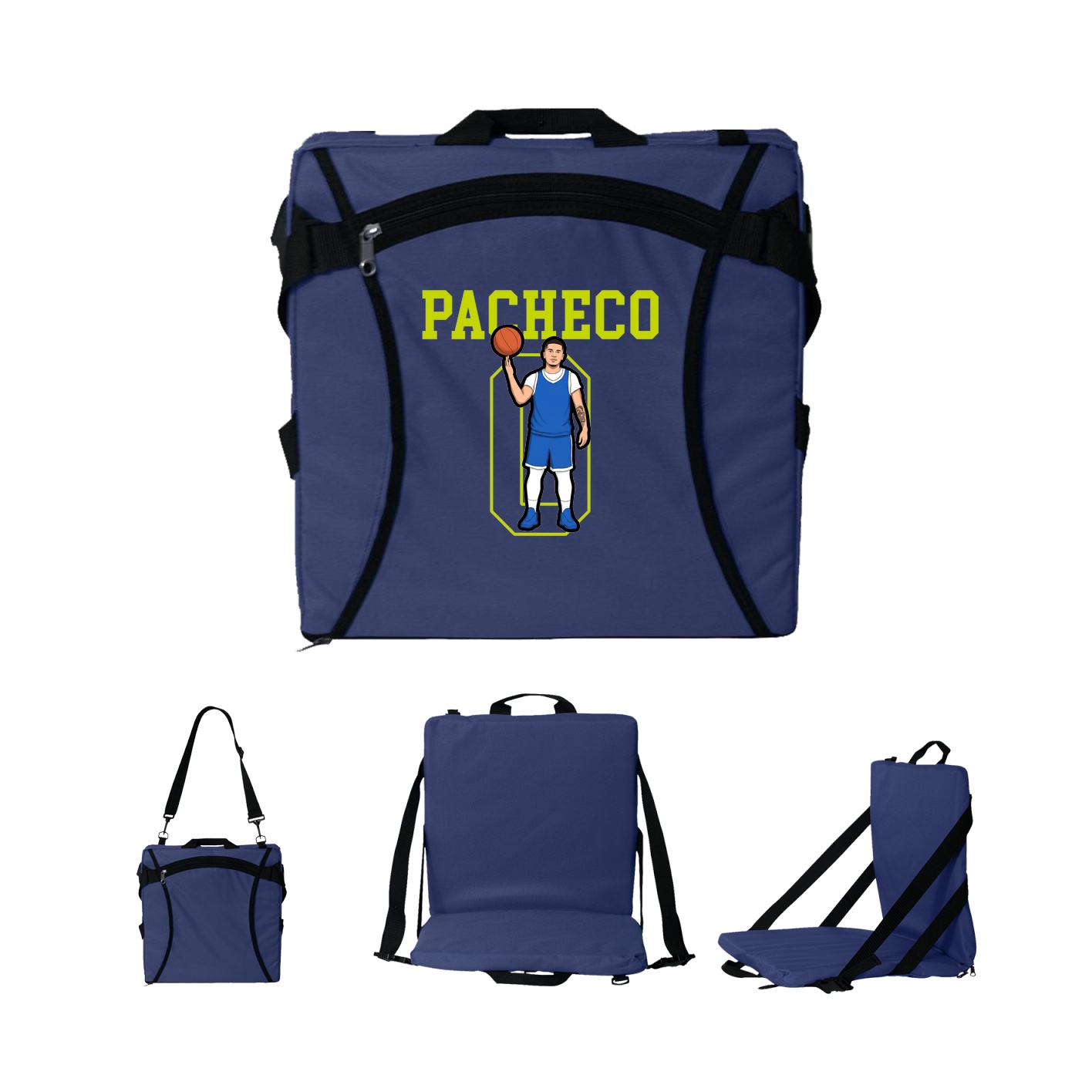 Folding Stadium Seat — Shirsey in Navy