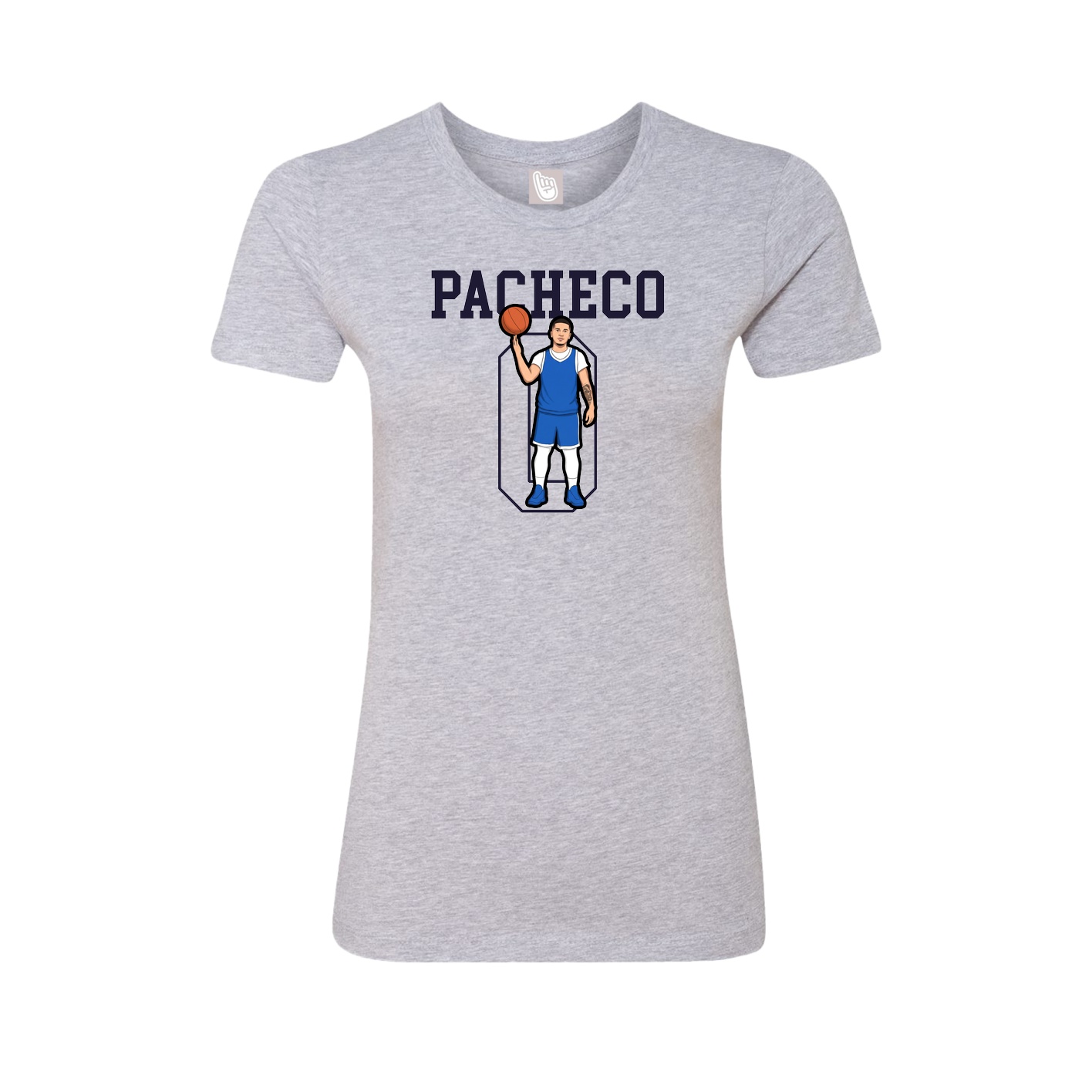 Fitted Women's Tee — Shirsey in Grey