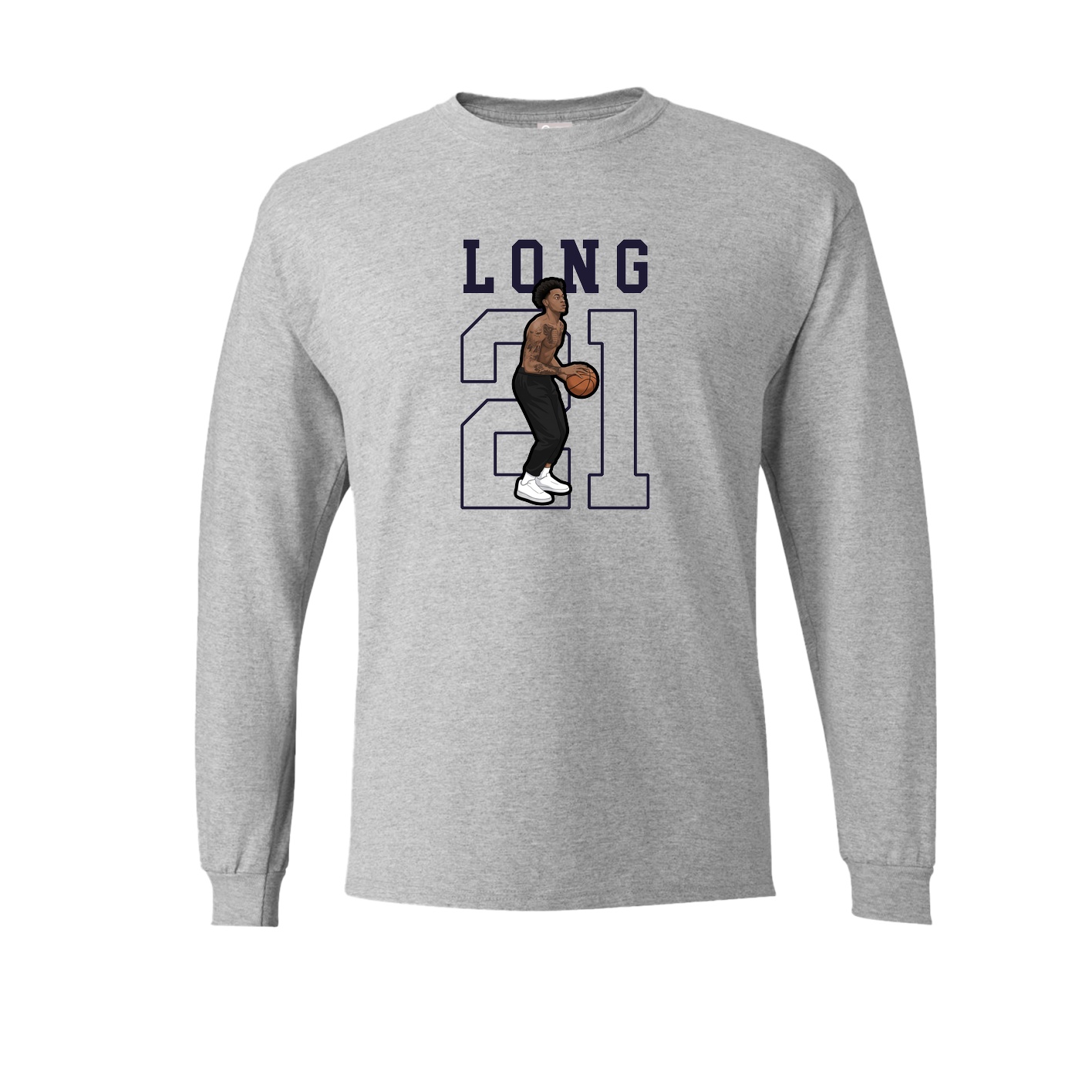 Long Sleeve Tee — Shirsey in Grey