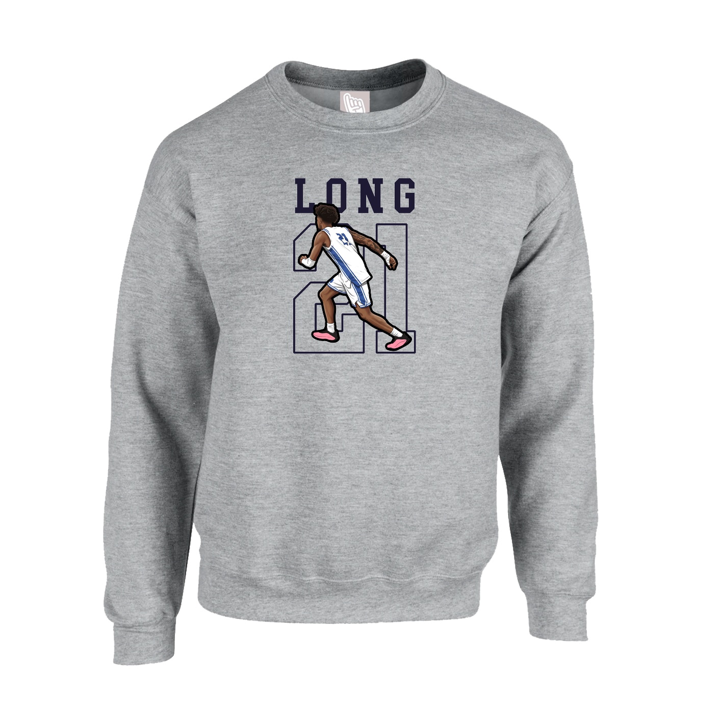 Fleece Crew — Shirsey in Grey