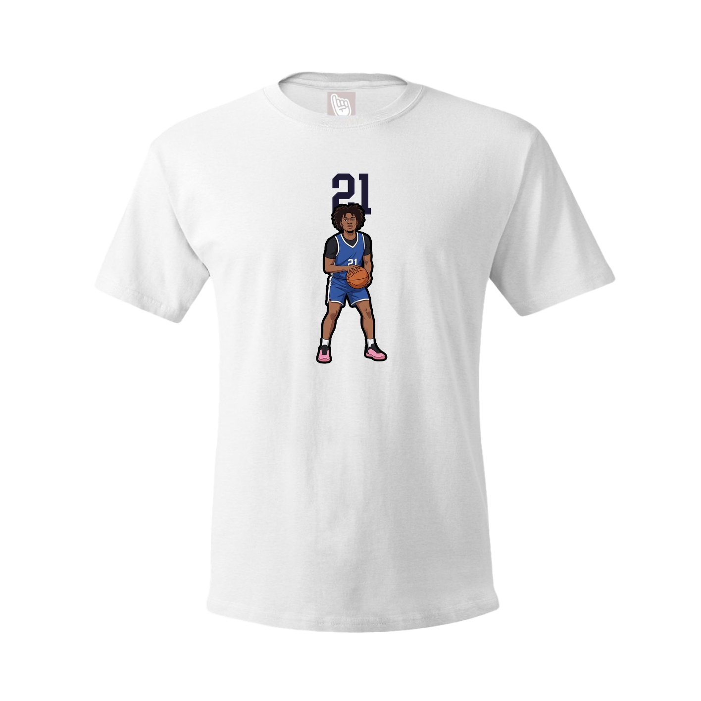 Tee — Number Top in White