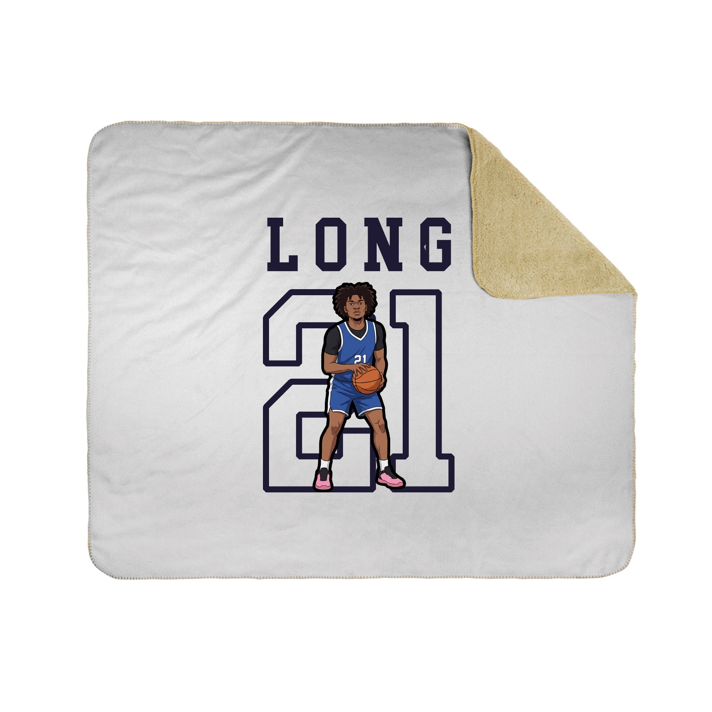 Throw Blanket — Shirsey in White