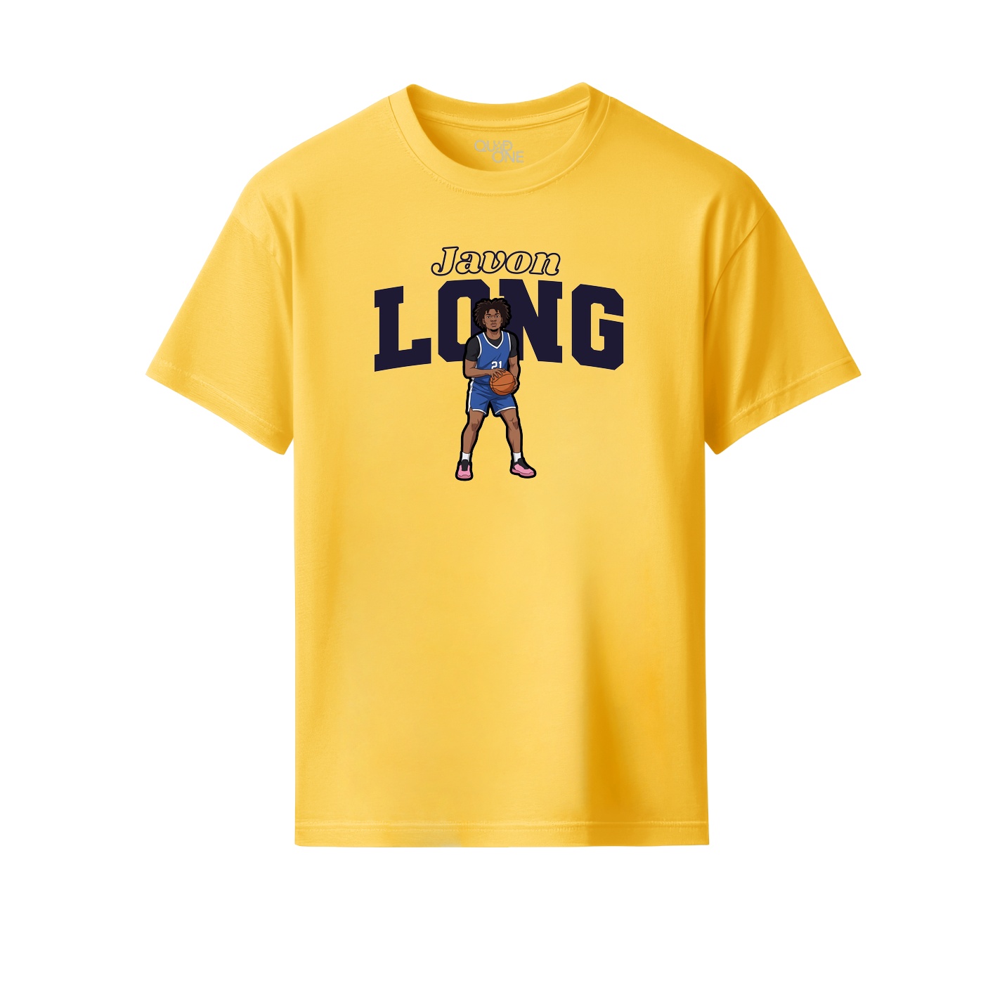 Youth Tee — Name Arch in Yellow