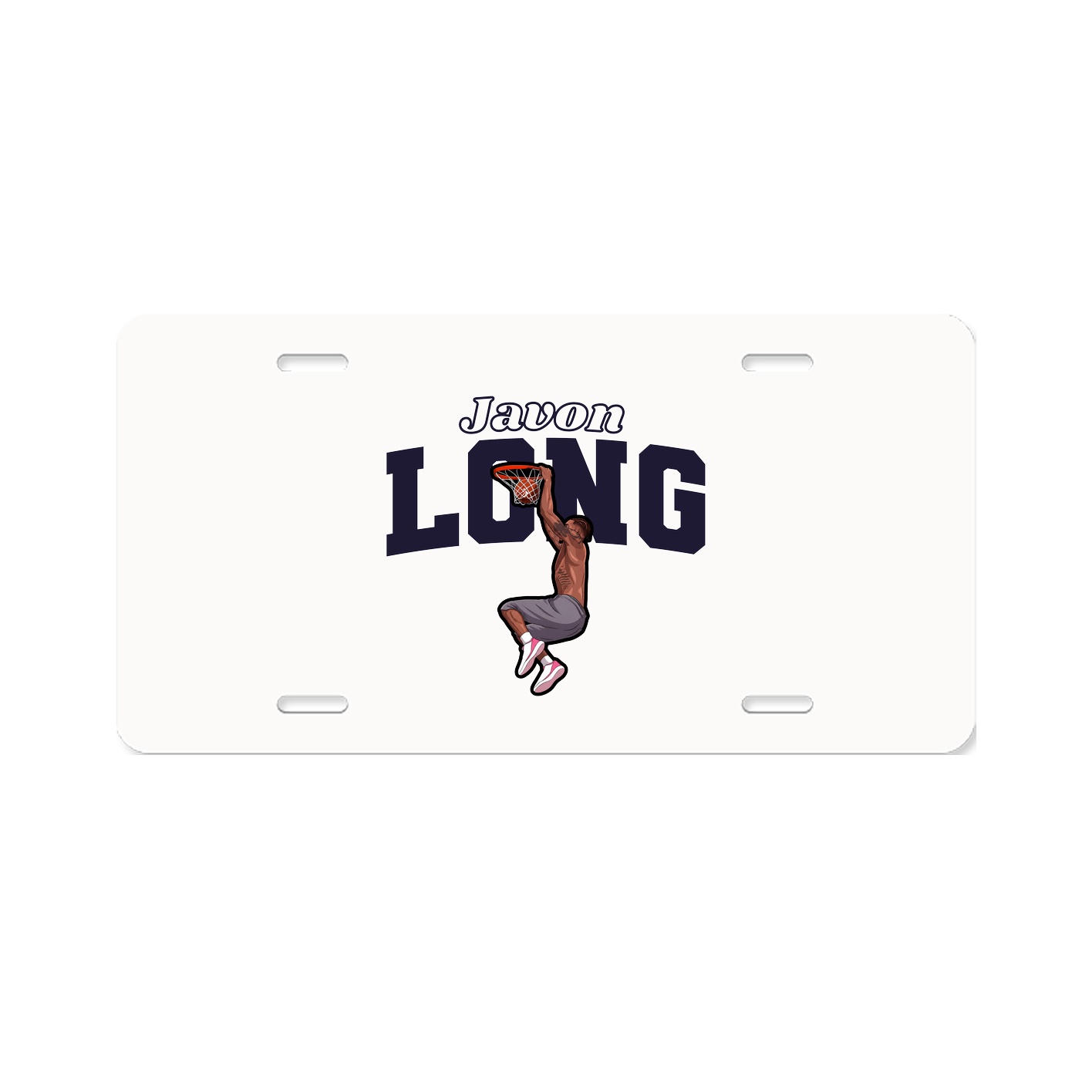 License Plate — Name Arch in Classic