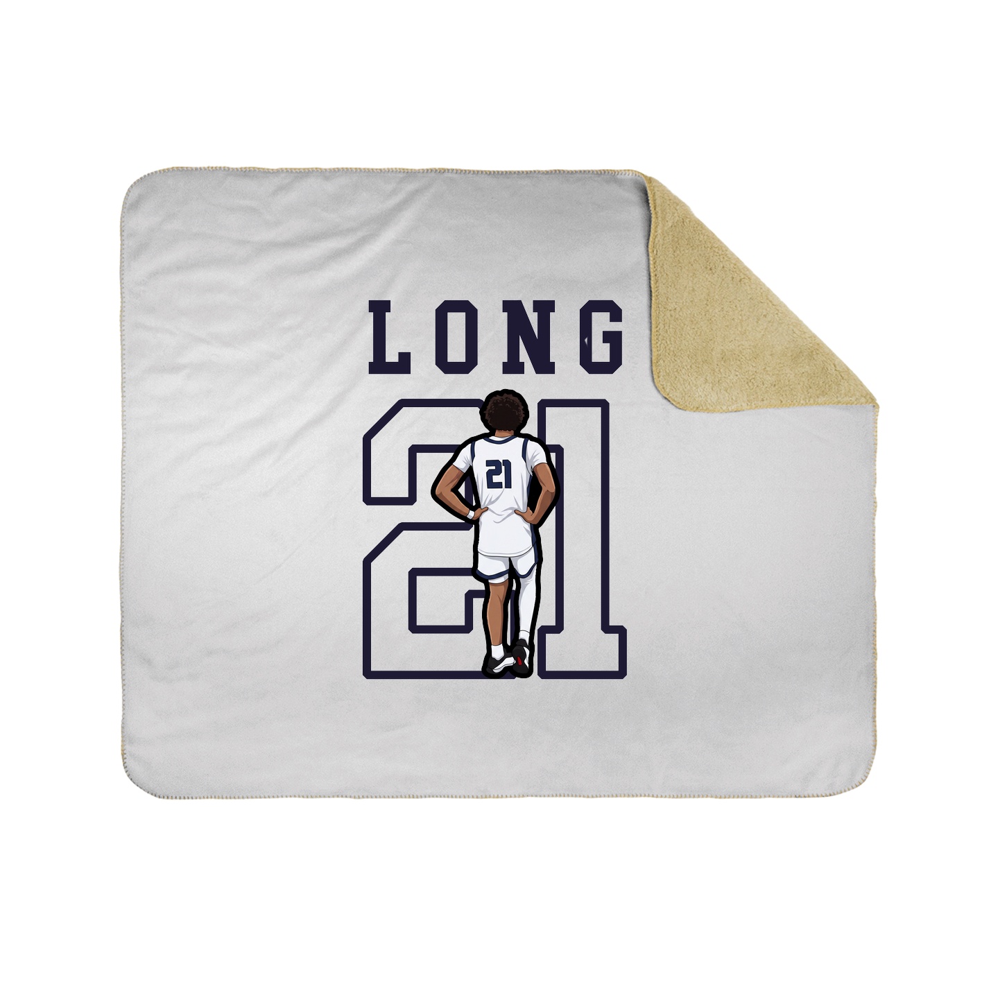 Throw Blanket — Shirsey in White