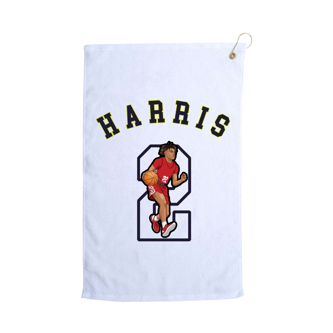 Golf Towel — Shirsey Arch in White