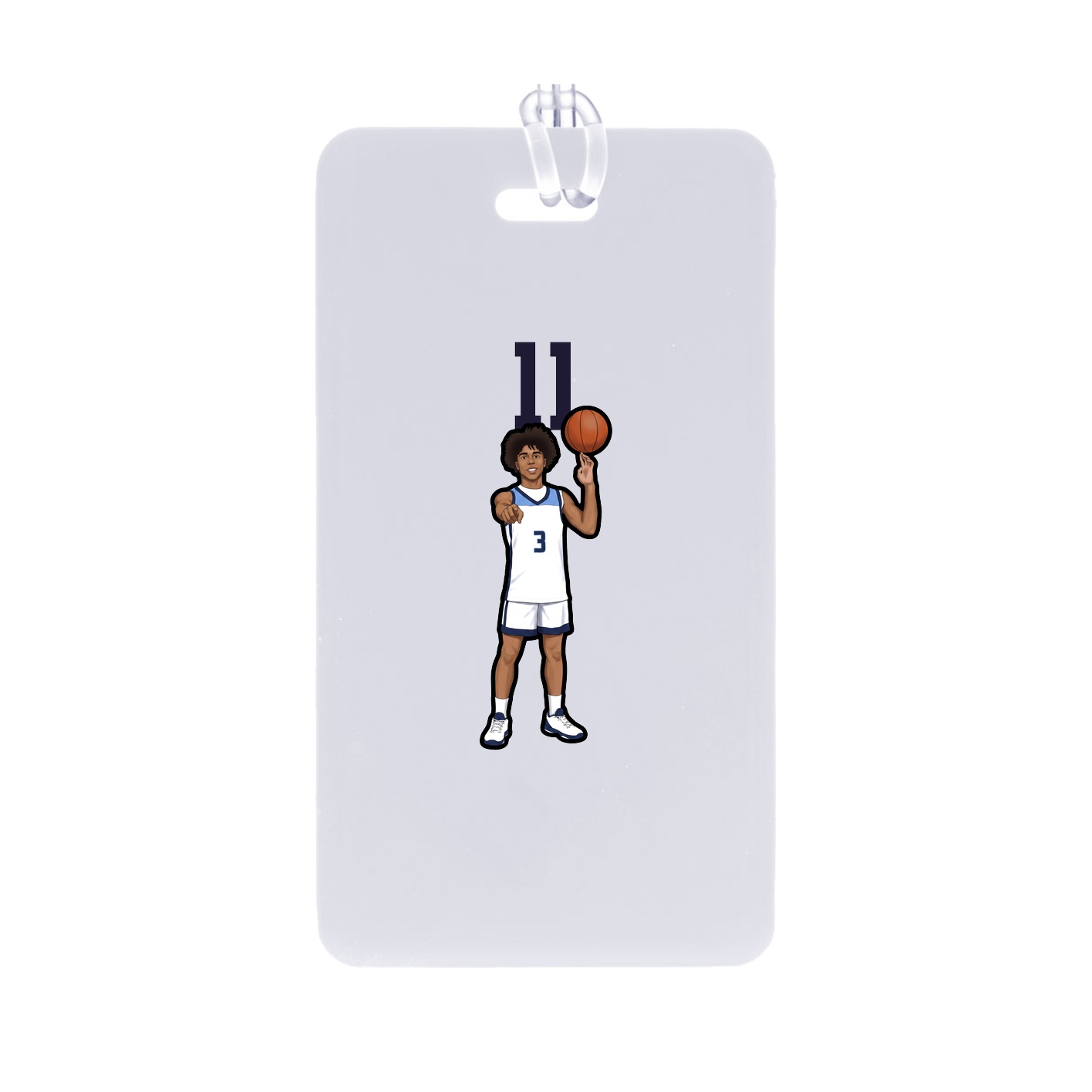 Bag Tag — Number Top in Classic