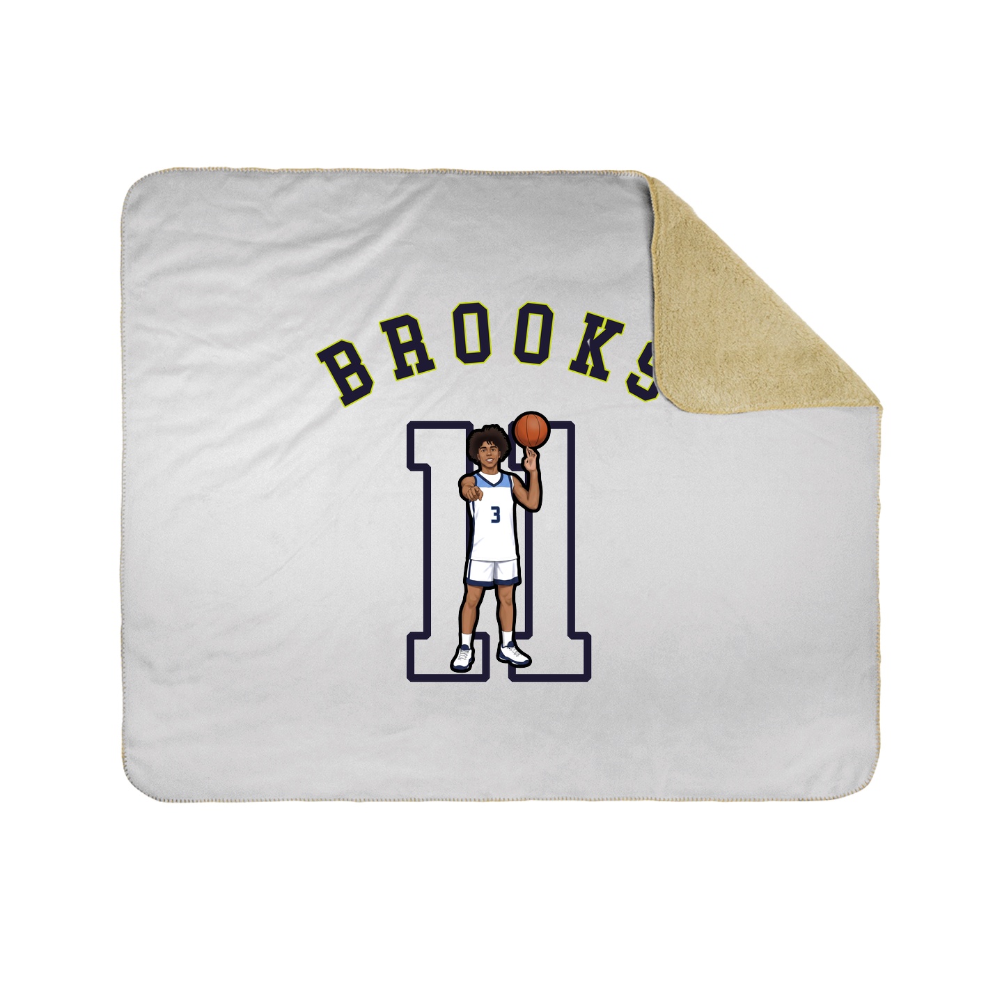 Throw Blanket — Shirsey Arch in White