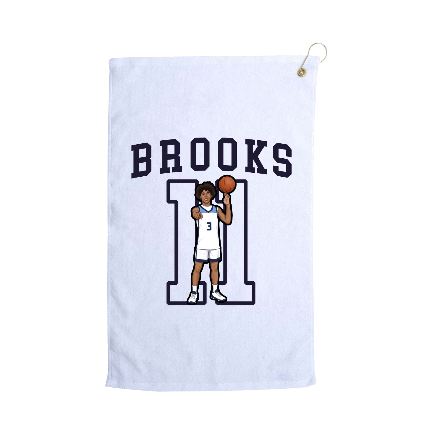 Golf Towel — Shirsey in White