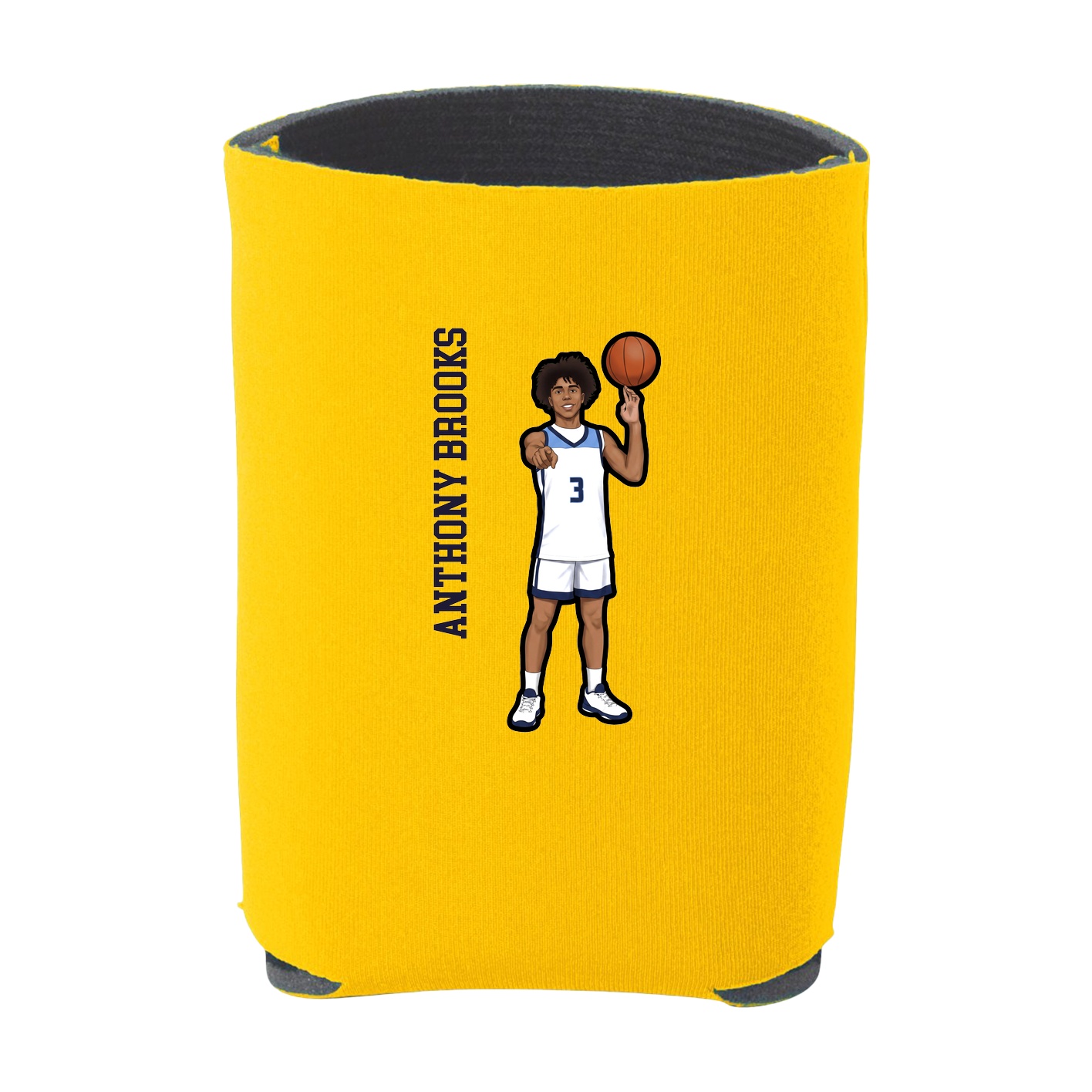 Can Holder — Name Vertical in Yellow