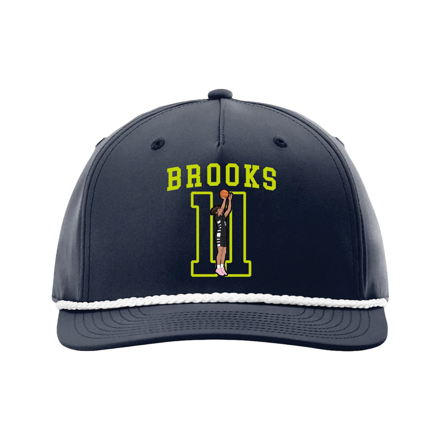 Five-Panel Classic Rope Cap — Shirsey in Navy