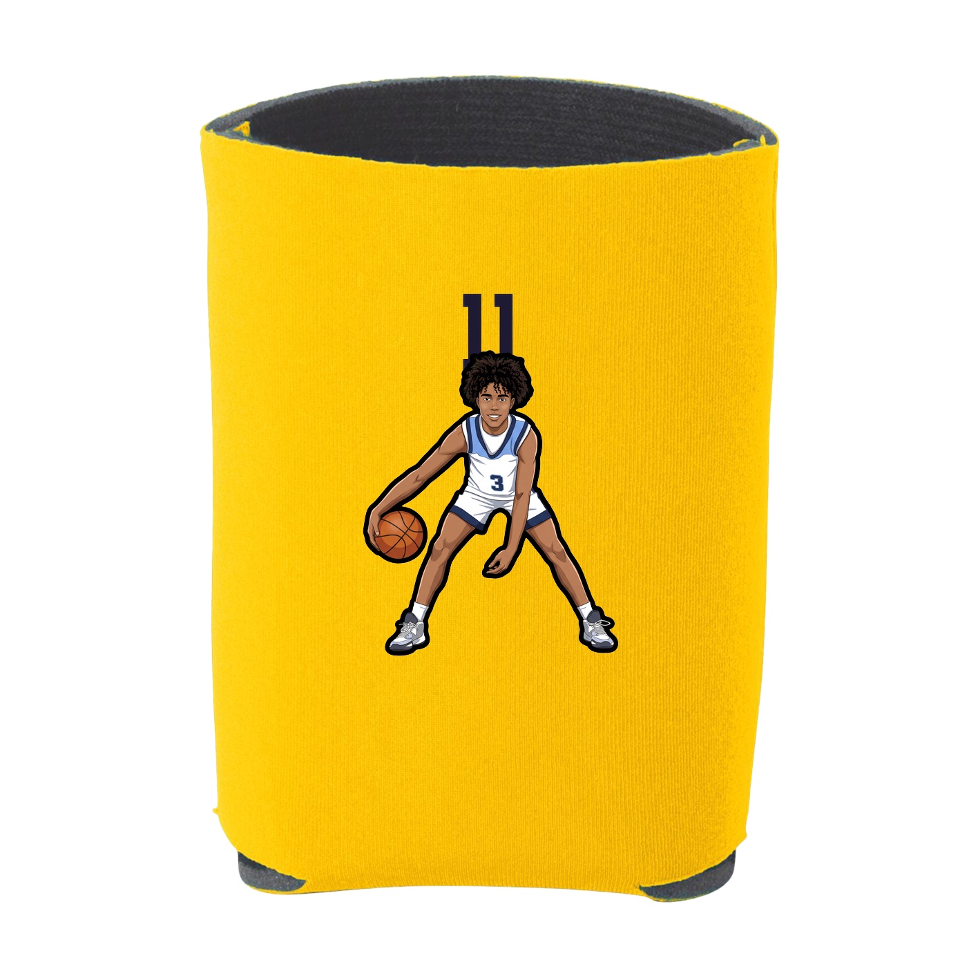 Can Holder — Number Top in Yellow