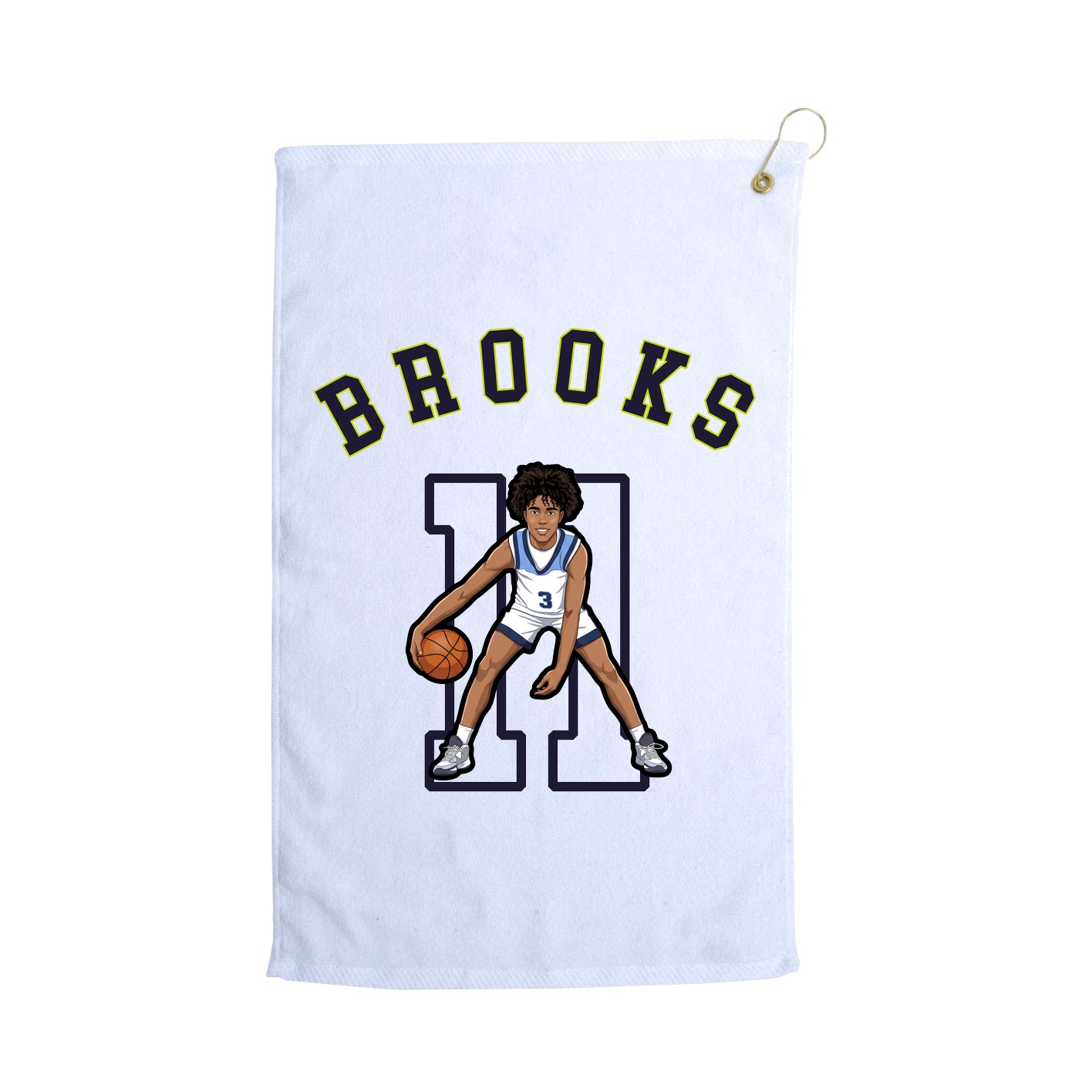 Golf Towel — Shirsey Arch in White