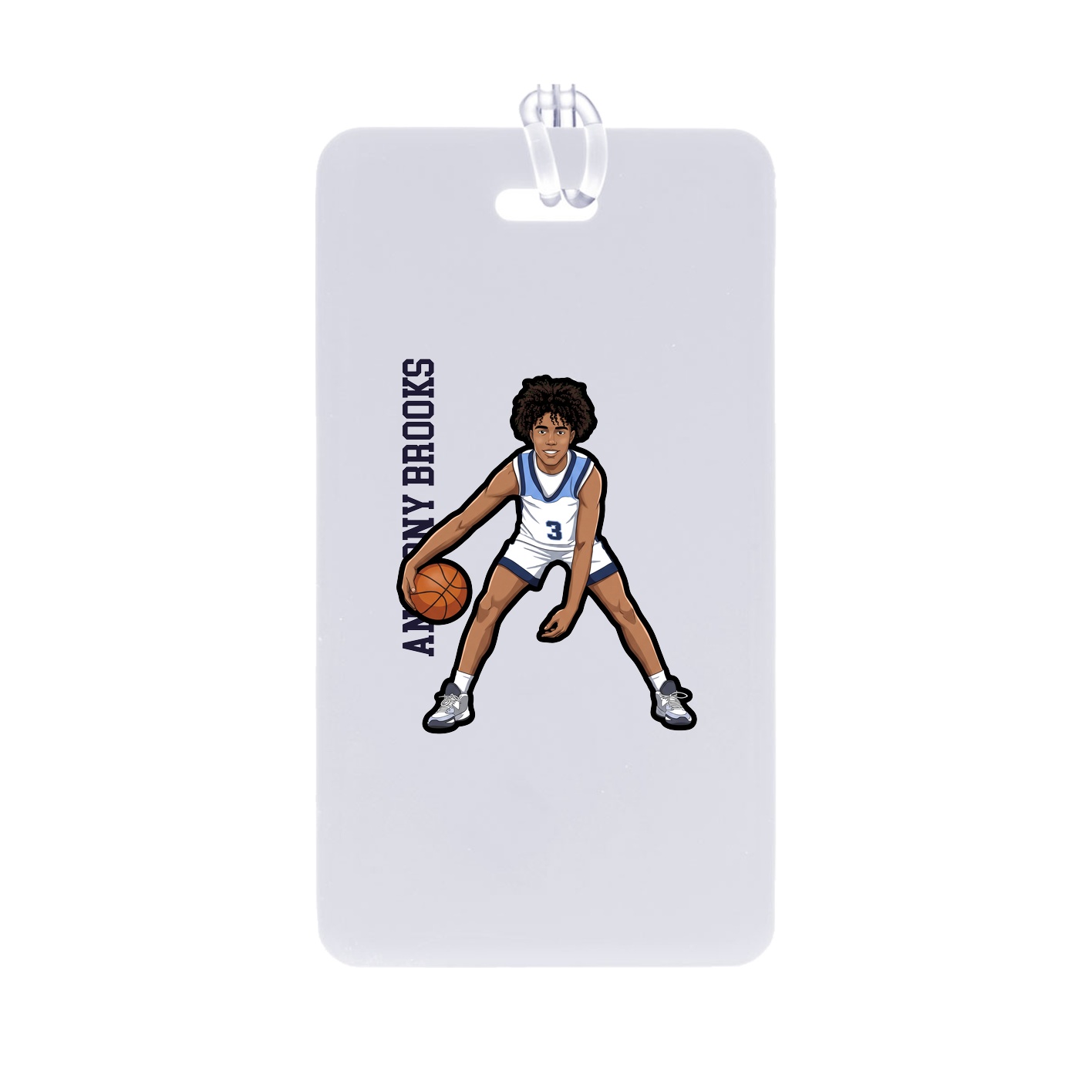 Bag Tag — Name Vertical in Classic