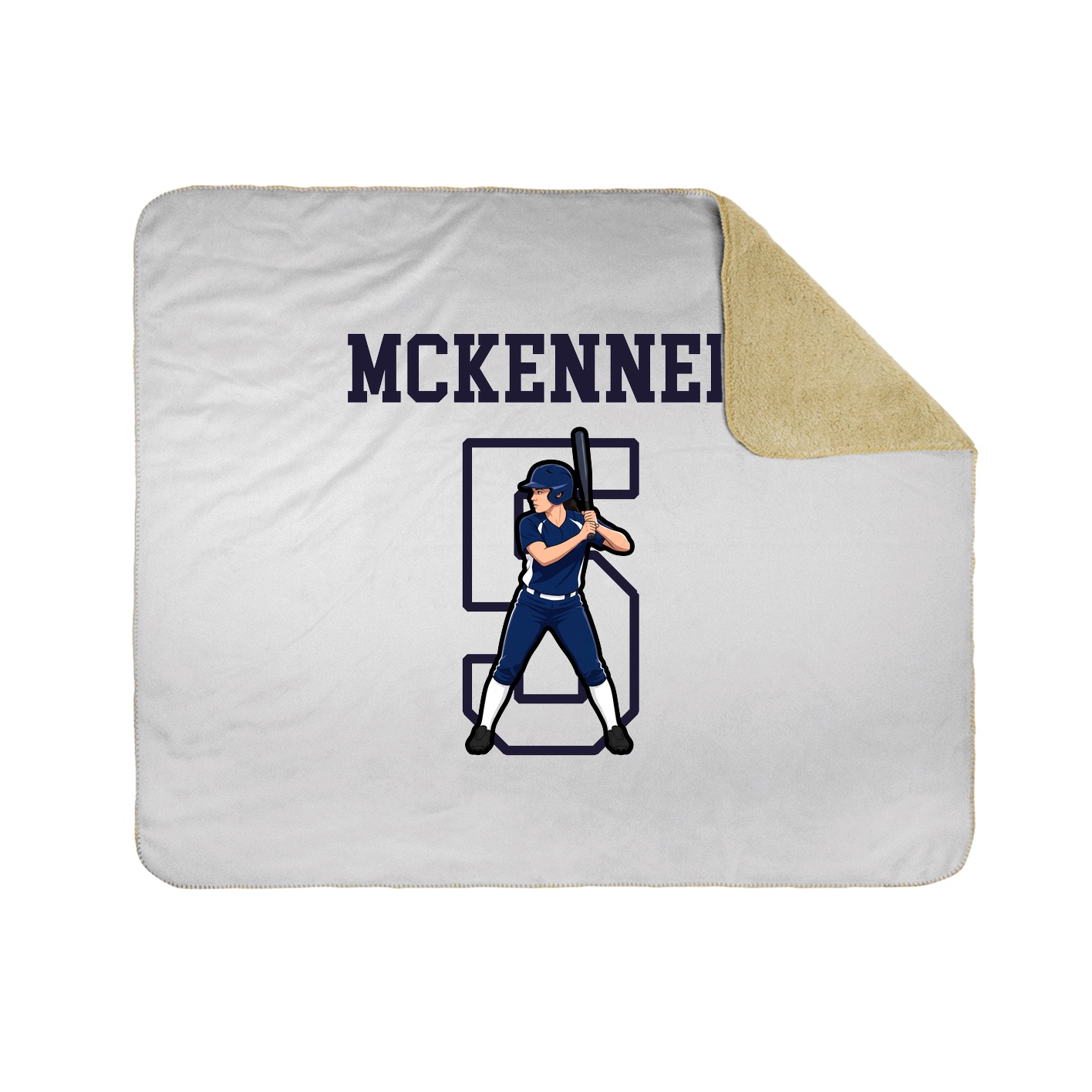 Throw Blanket — Shirsey in White