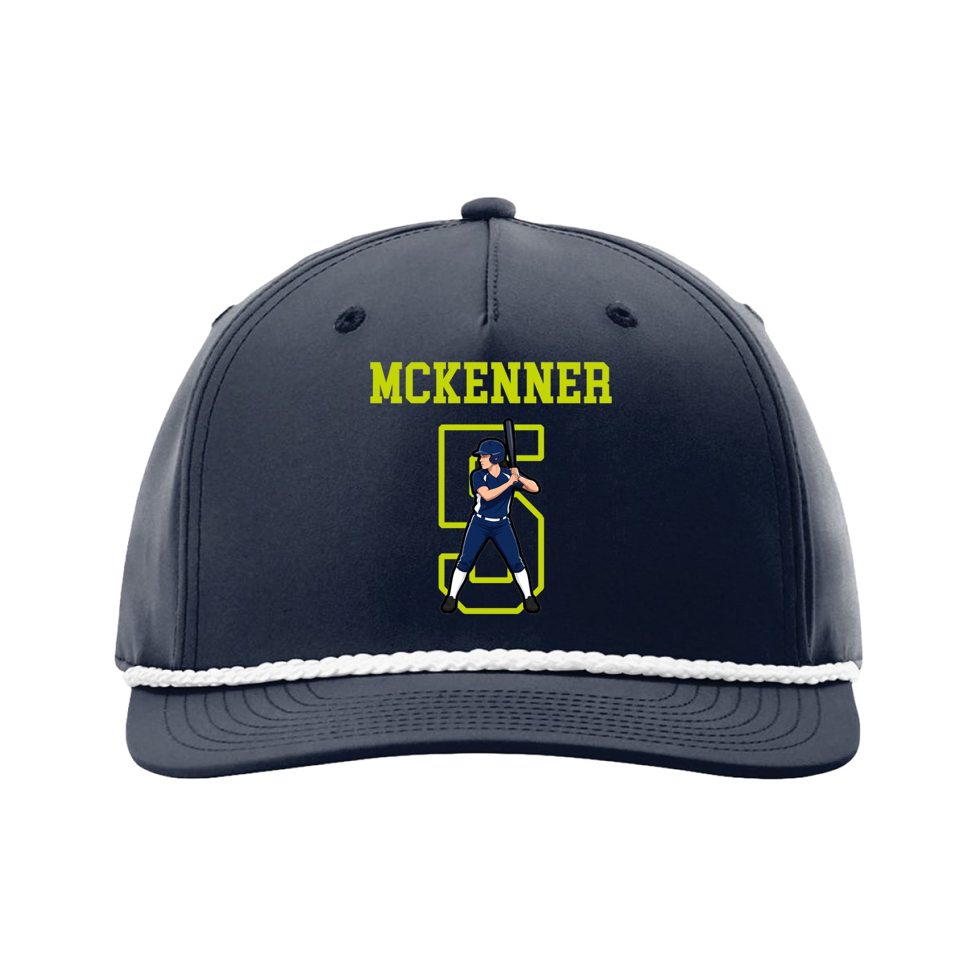 Five-Panel Classic Rope Cap — Shirsey in Navy
